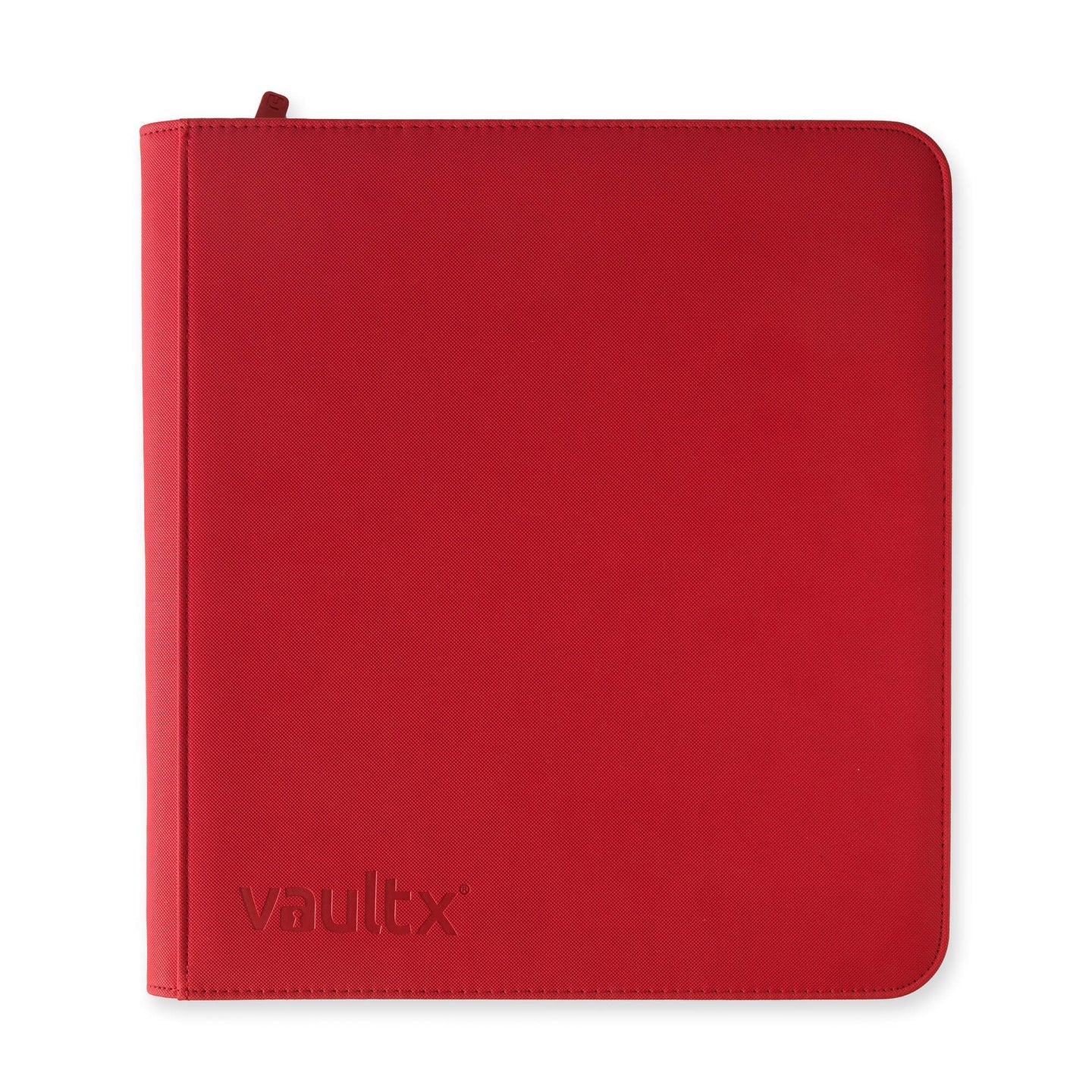12 Pocket Exo Tec Zip Binder - Fire Red