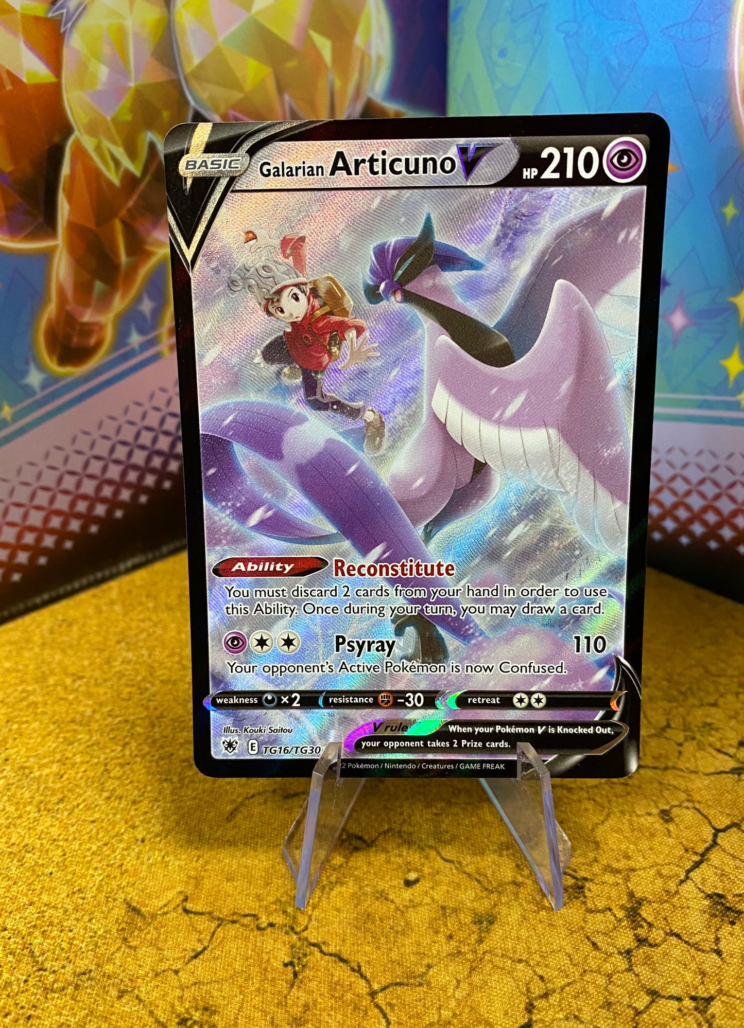 Galarian Articuno V Trainer Gallery TG16/TG30 Astral Radiance Single Pokemon Card