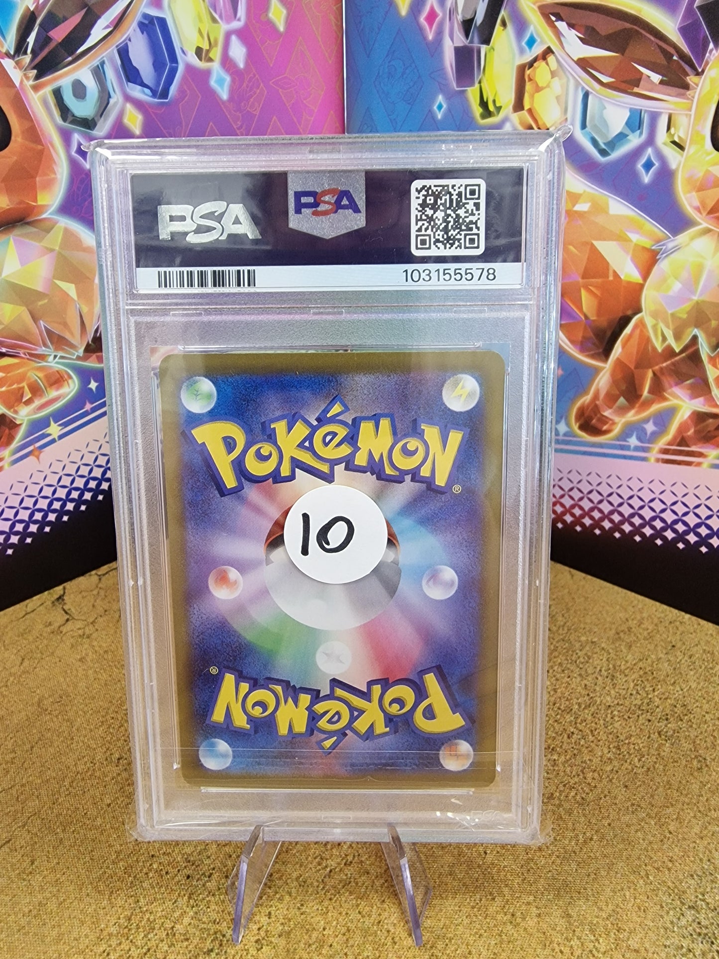 Gastly Master Ball Reverse Holo #092 Japanese SV2a 151 PSA 9 Graded Pokémon Card