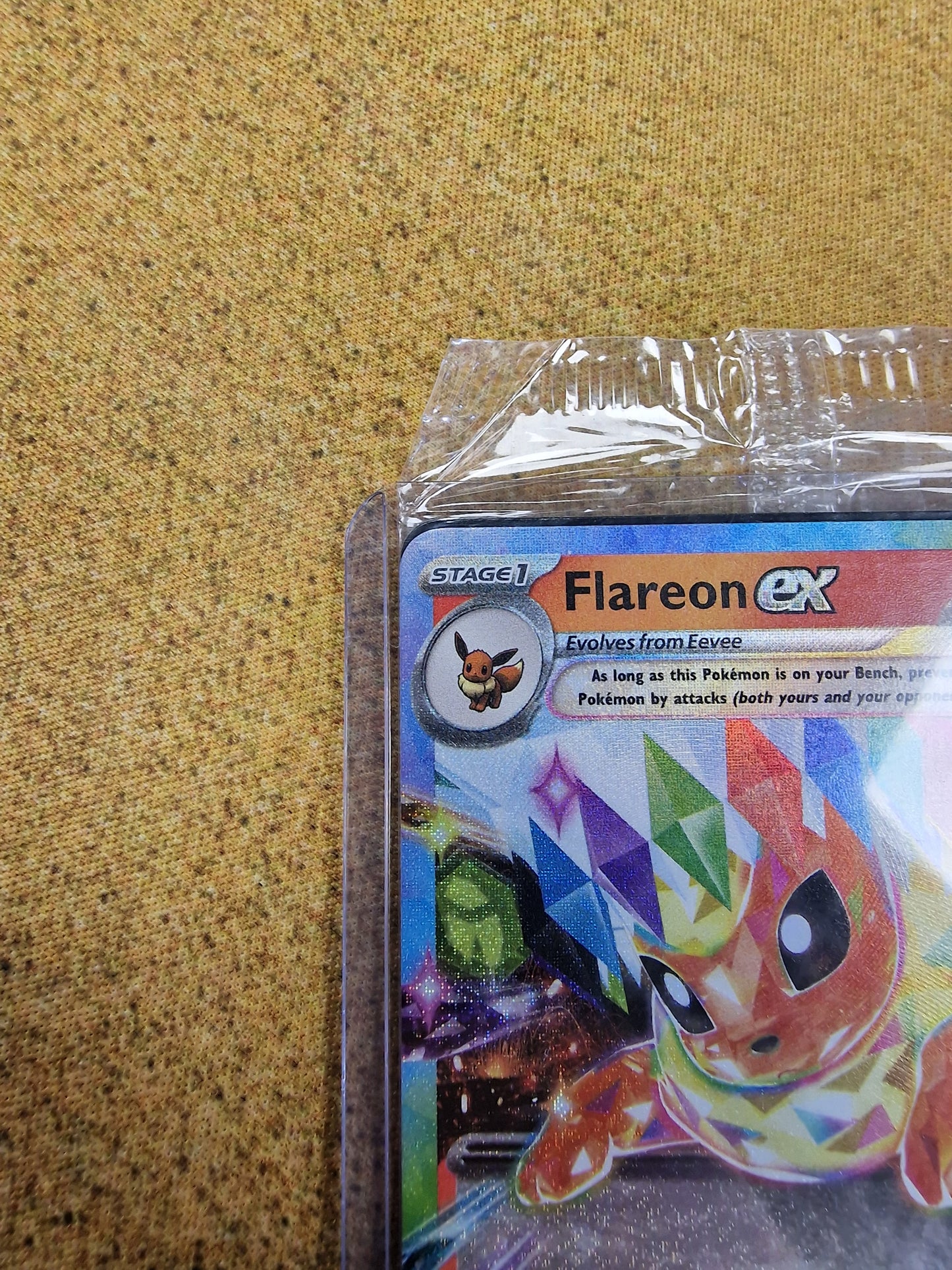 Flareon EX 14/131 Prismatic Evolutiuons Limited Edition Stamped Single Pokémon Card