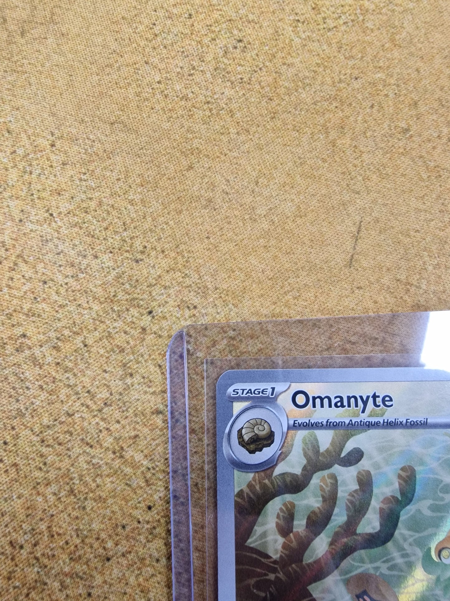 Omanyte 180/165 SV 151 Single Pokémon Card