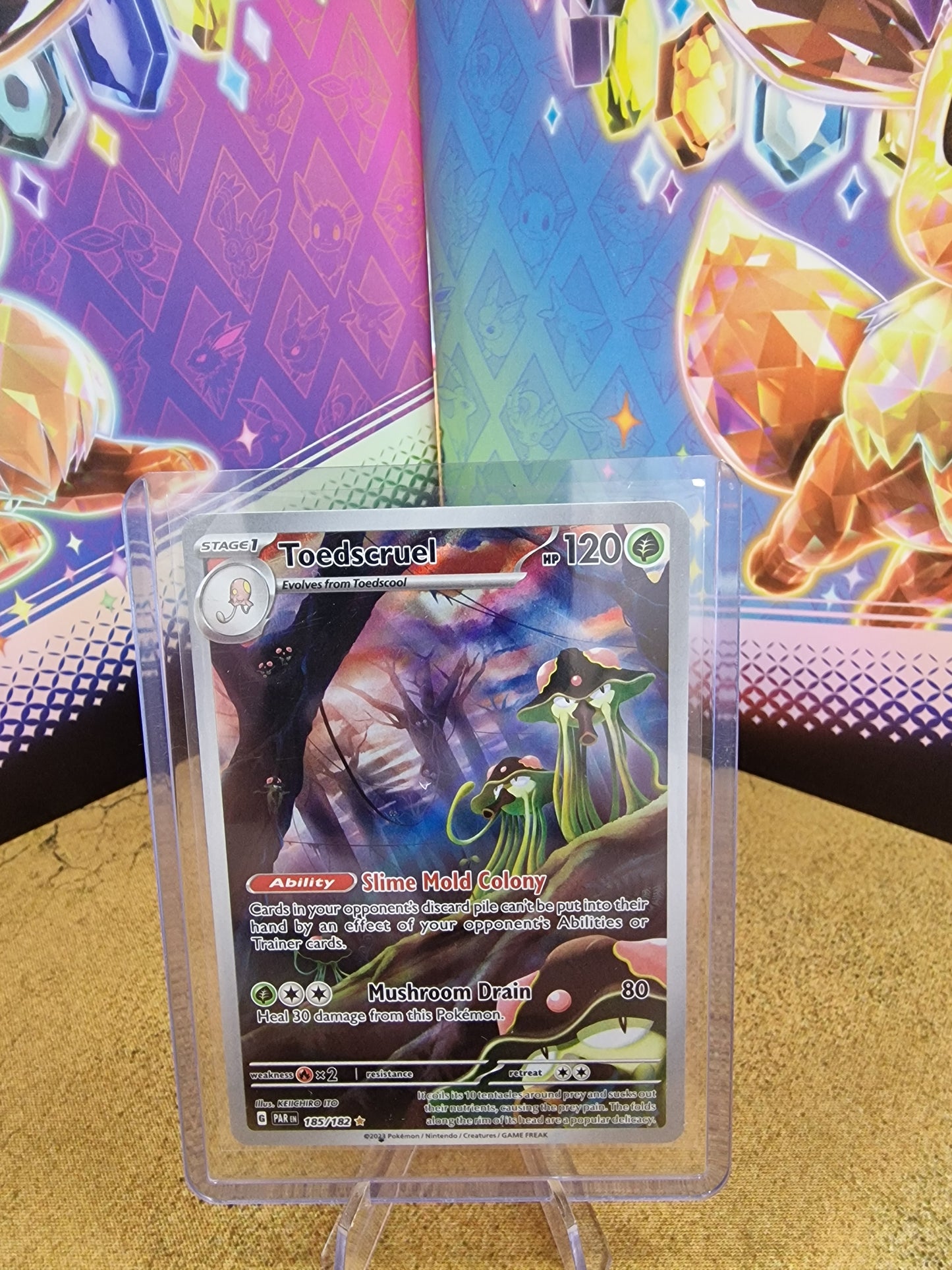 Toedscruel 185/182 Paradox Rift Single Pokémon Card