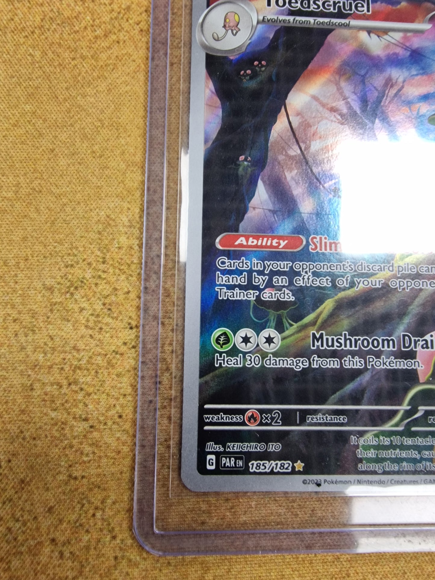 Toedscruel 185/182 Paradox Rift Single Pokémon Card