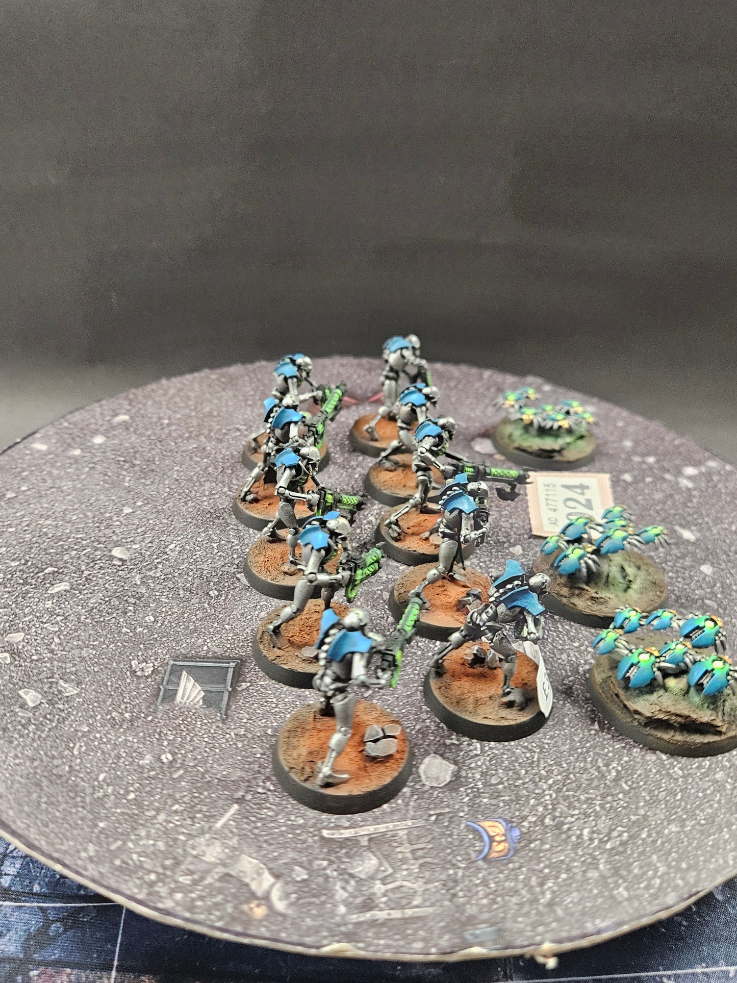 10x Warriors + 3x Scarabs #924 VERY Well Painted Necrons Warhammer 40k
