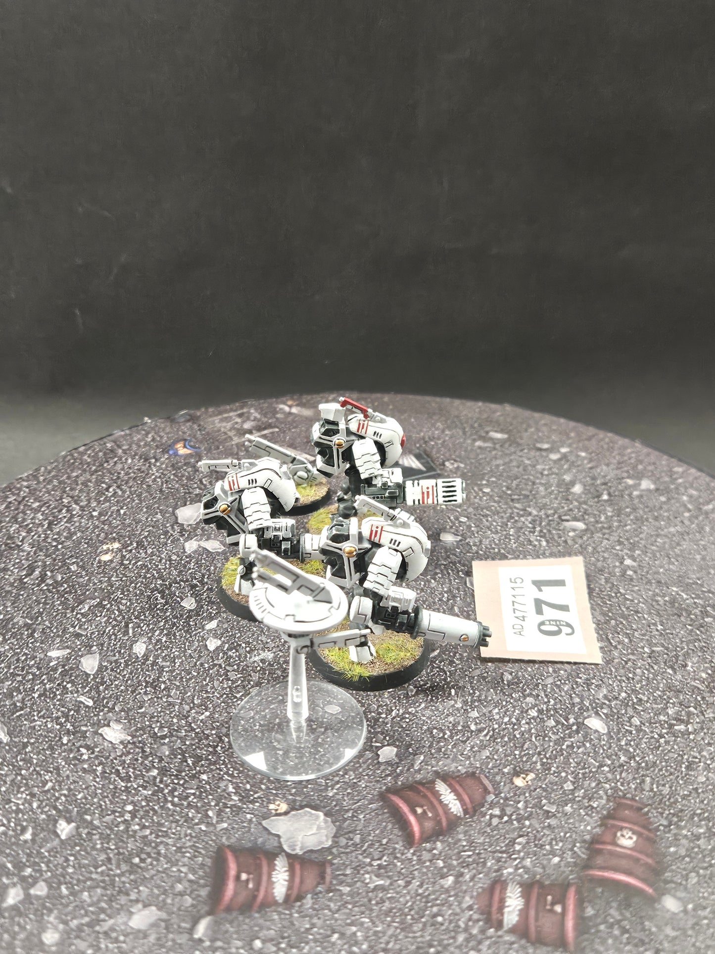 3x Stealth Suits + Drone #971 Tau T'au Empire Warhammer 40k