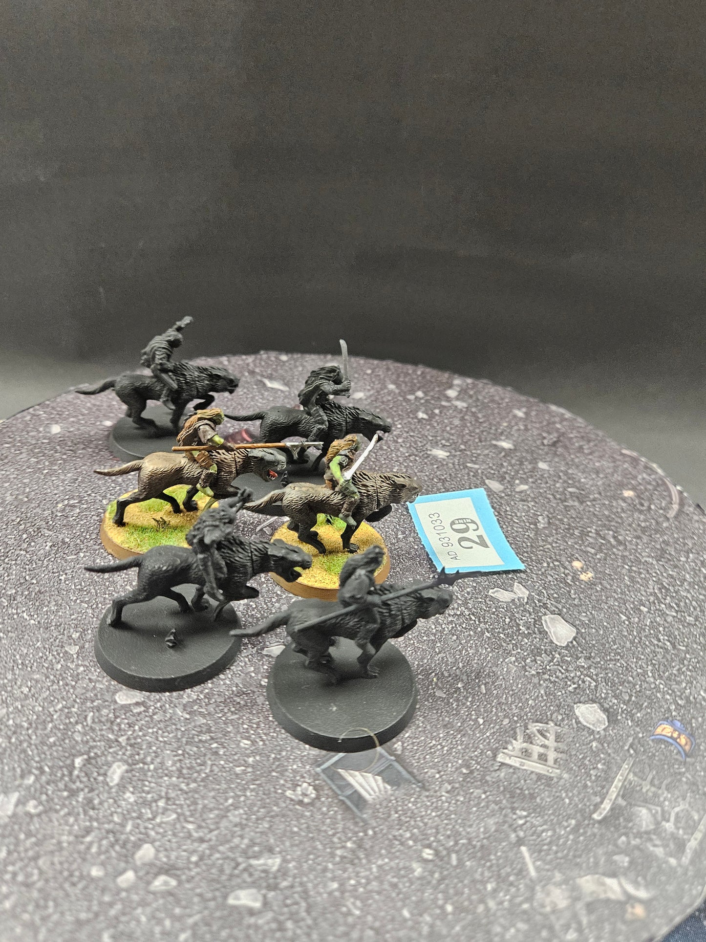 6x Warg Riders #29 Evil MESBG LOTR Warhammer 40k
