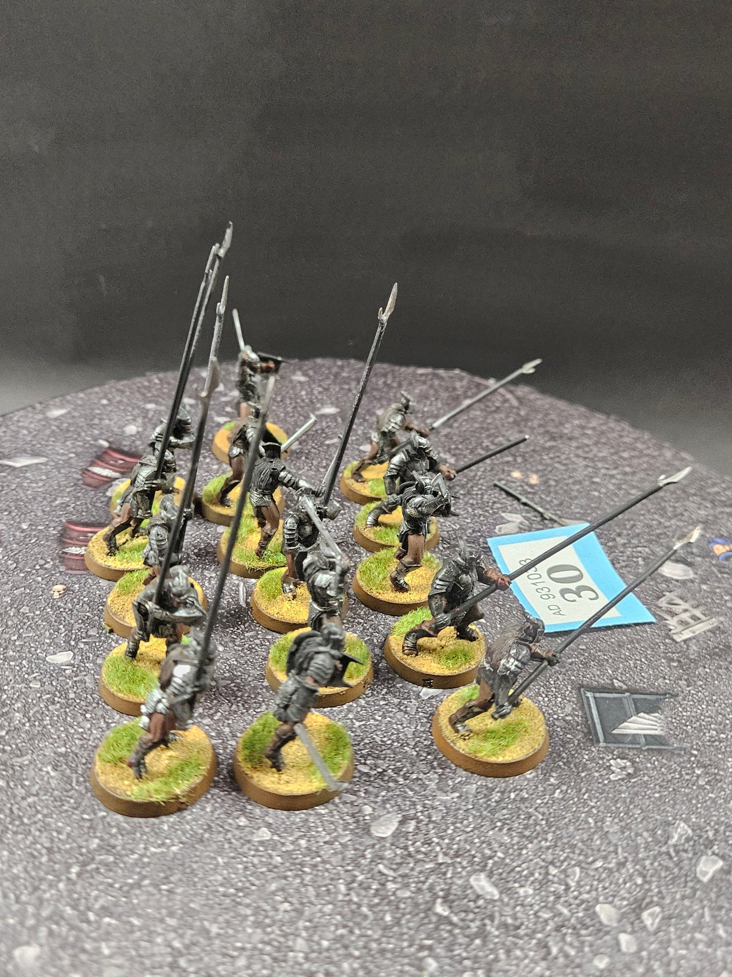 16x Uruk Hai Warriors #30 Evil MESBG LOTR Warhammer 40k