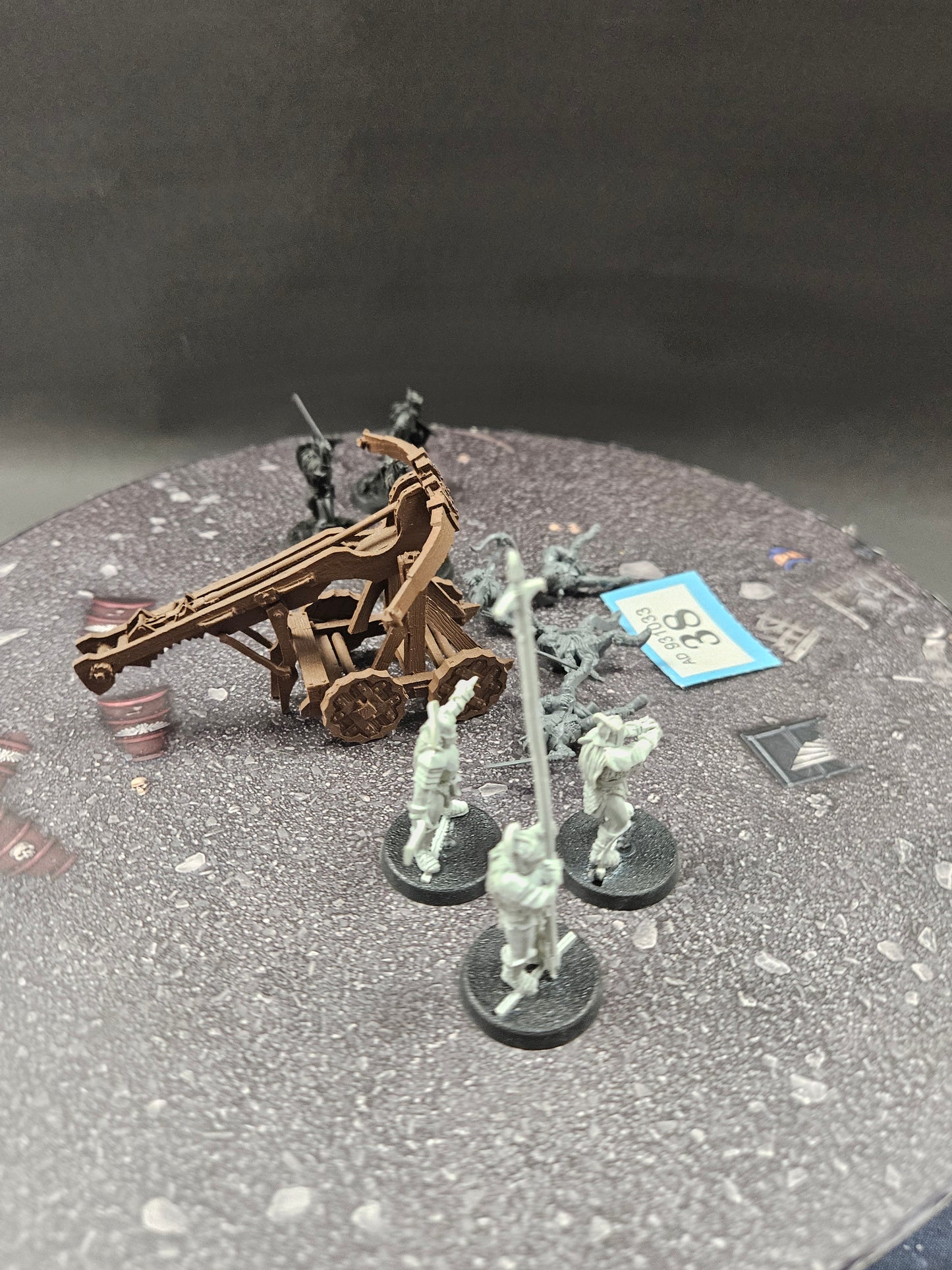 Uruk Balista + 6x Warriors #38 Evil MESBG LOTR Warhammer 40k