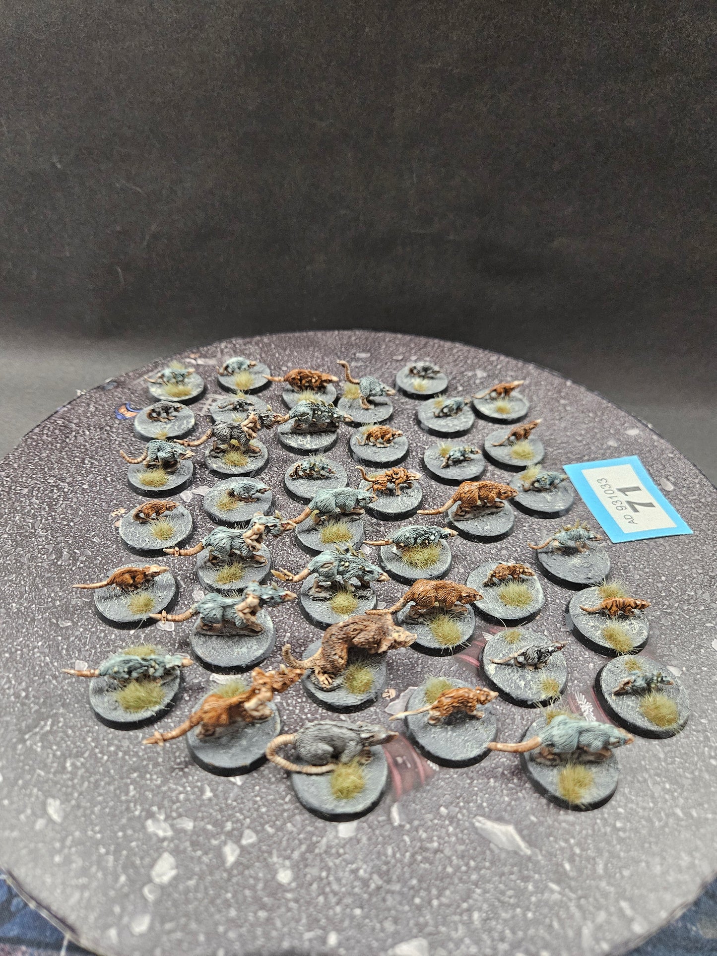39x Rat Swarms #71 Skaven AOS Warhammer 40k
