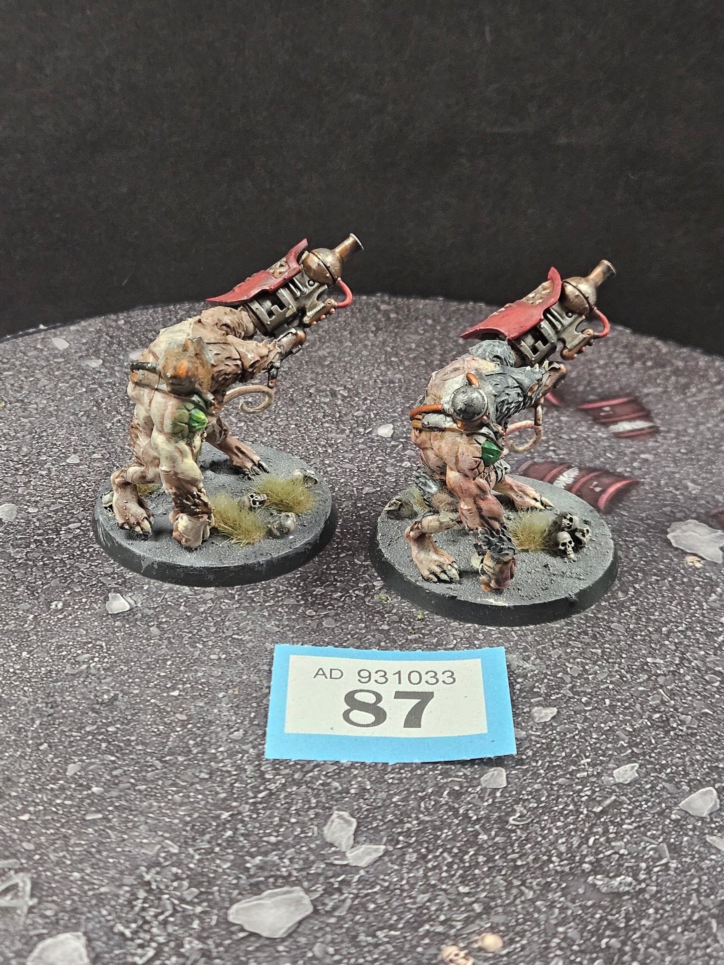 2x Rat Ogors #87 Skaven Well Painted AOS Warhammer 40k