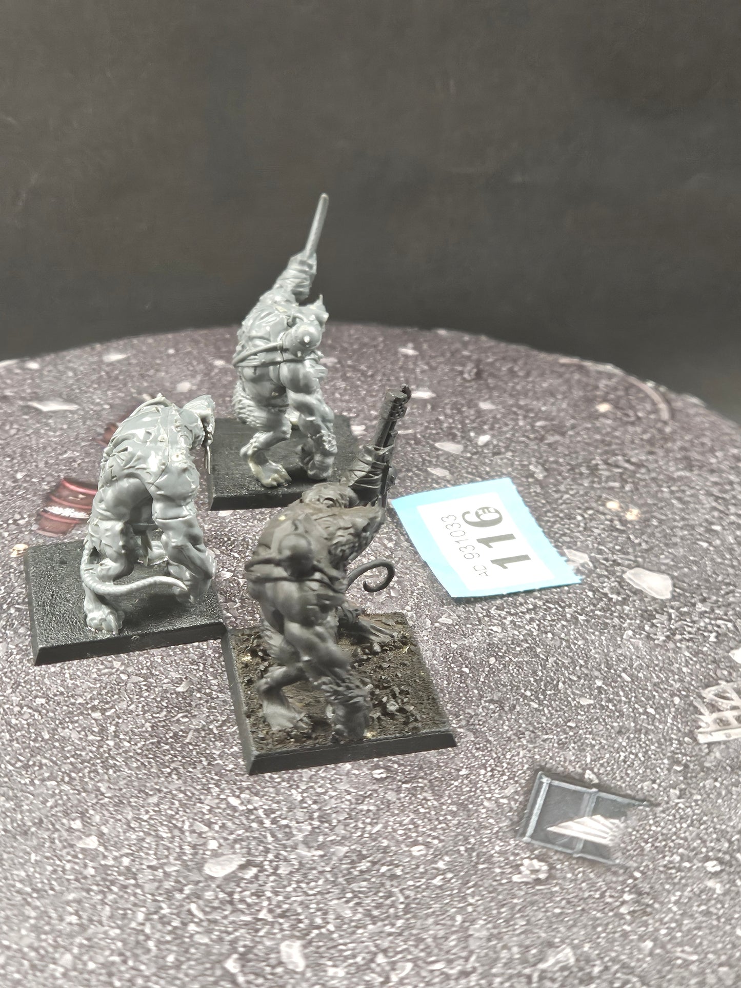 3x Rat Ogors #116 Skaven AOS Warhammer 40k