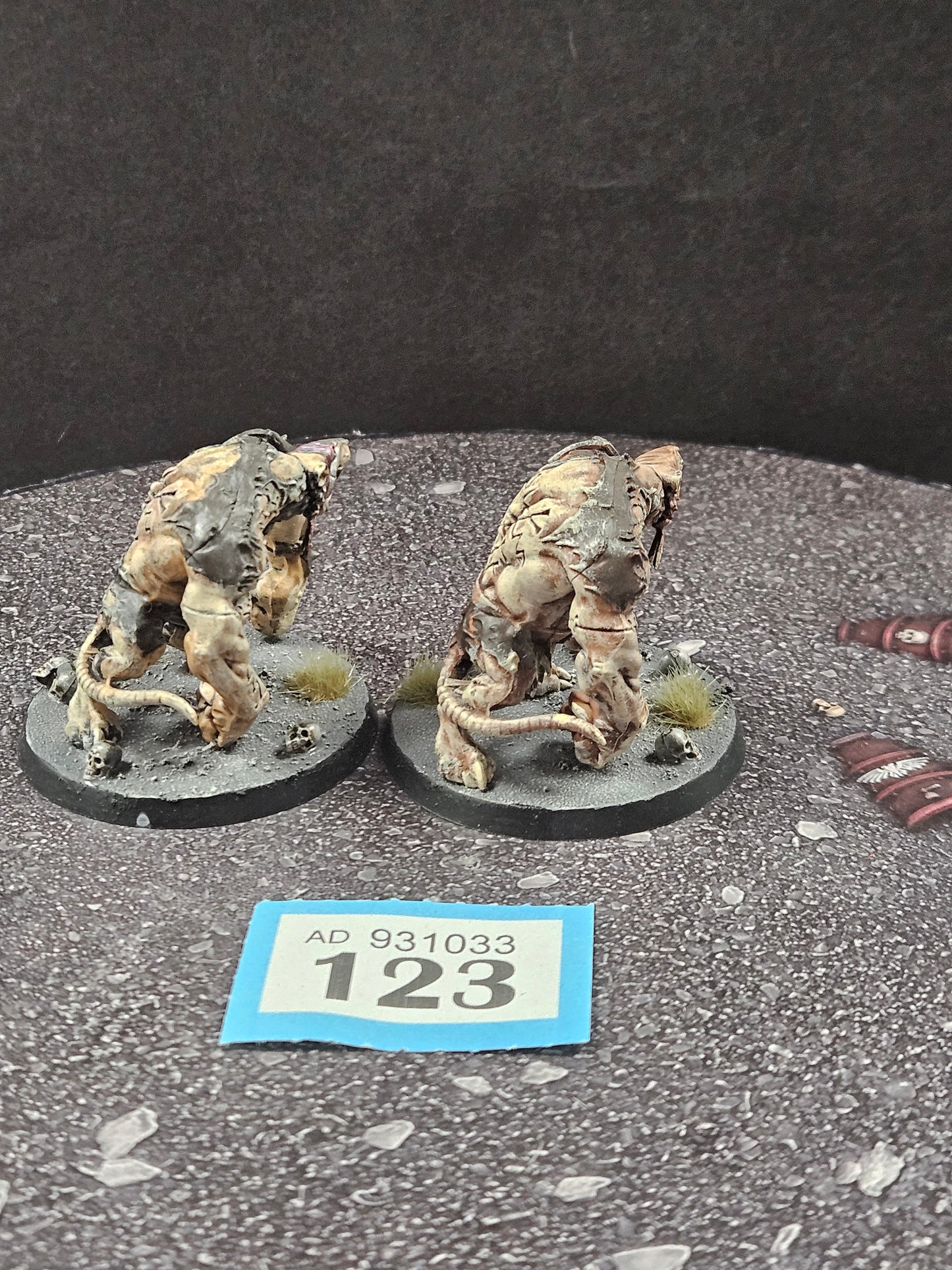 2x Rat Ogors #123 Well Painted Skaven AOS Warhammer 40k