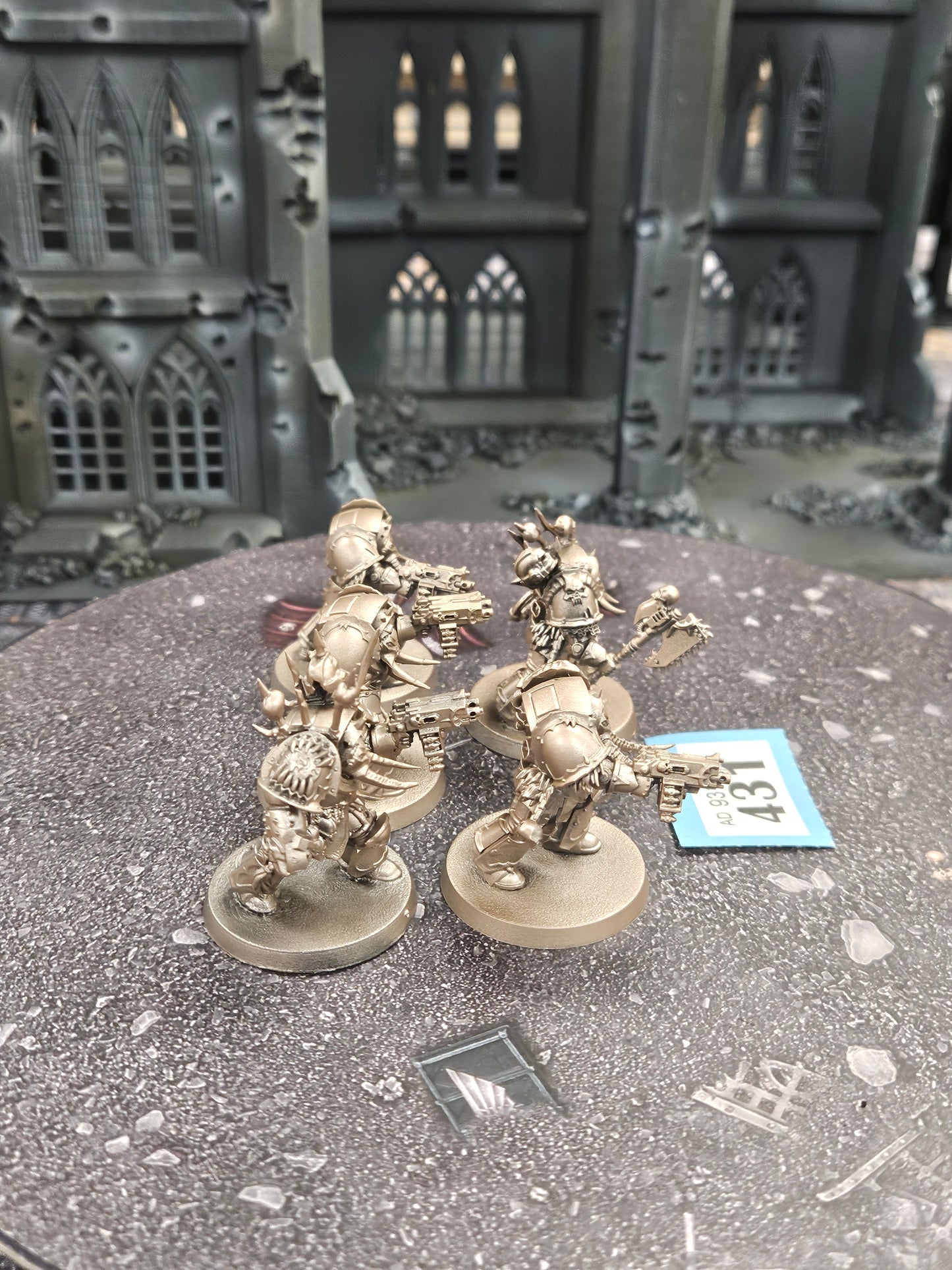 5x Chaos Terminators Squad #431 Chaos Space Marines Warhammer 40k