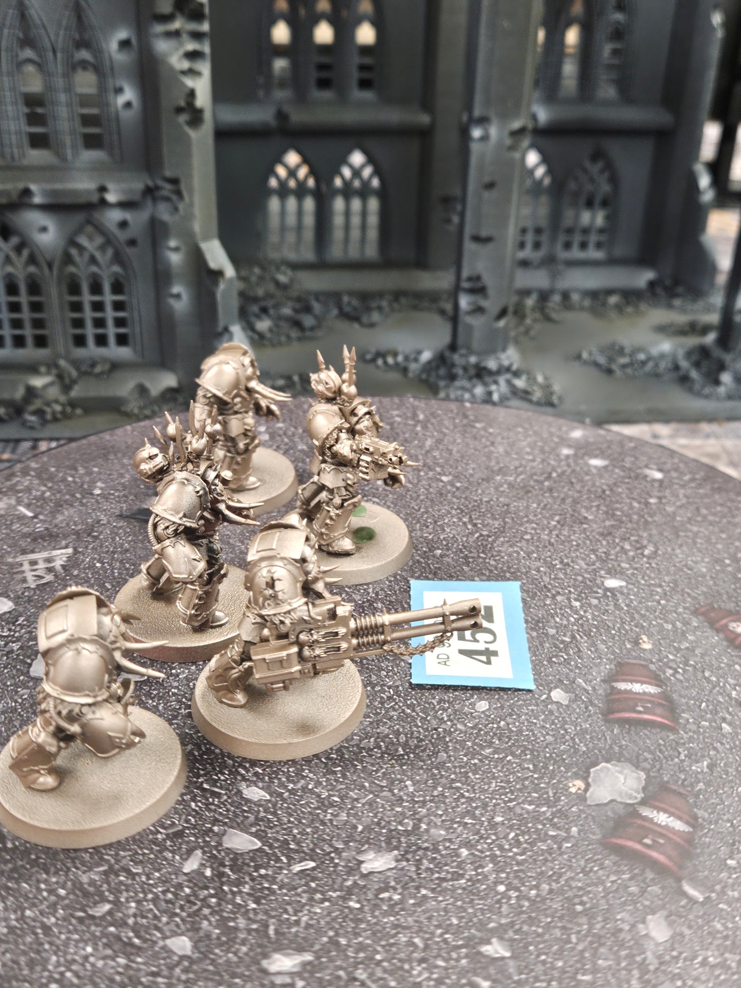 5x Chaos Terminators Squad #452 Chaos Space Marines Warhammer 40k