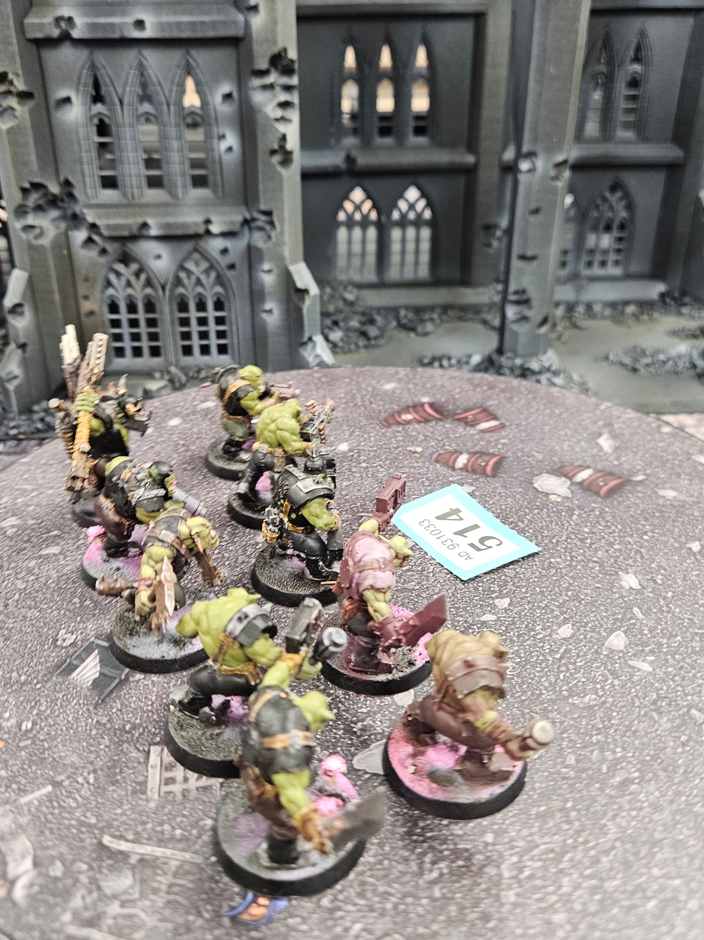 10x Ork Boyz New Sculpt #514 Well Painted Orks Warhammer 40k