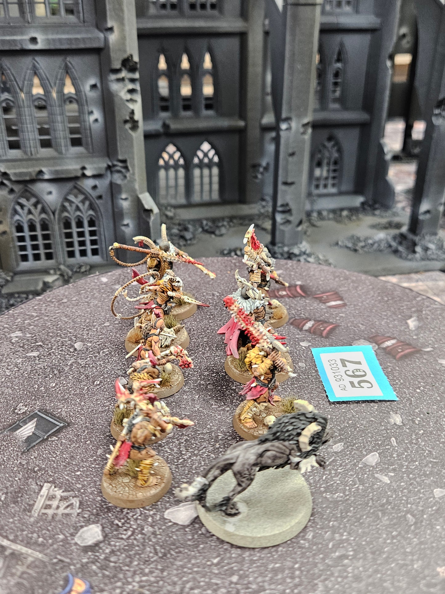 8x Untamed Beasts #567 Warcry Well Painted AOS Warhammer 40k