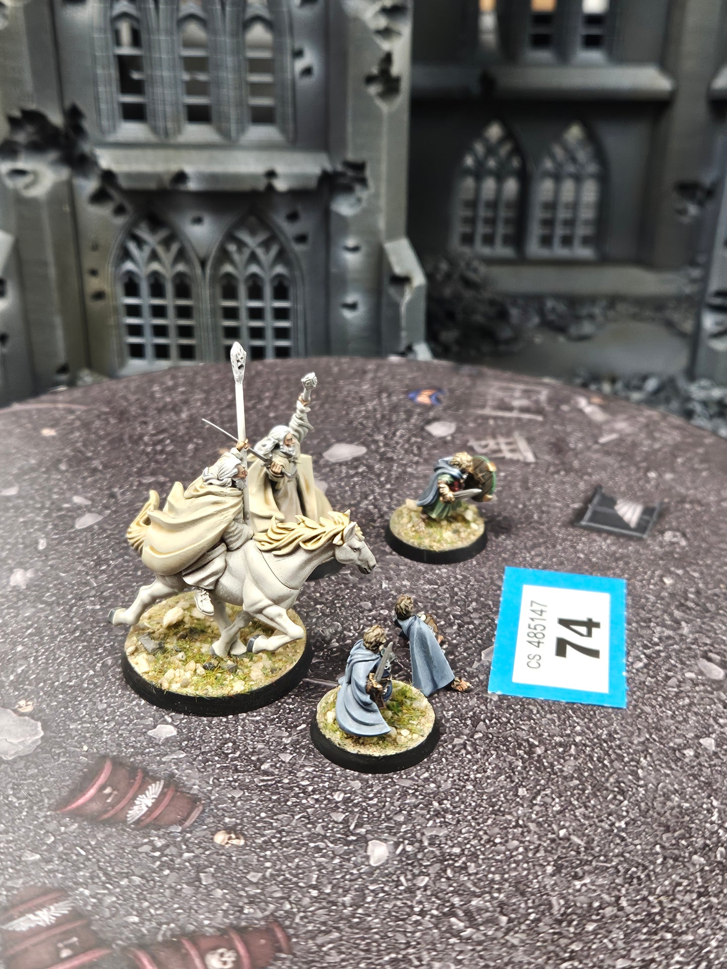 Gandalf the White + Mary + Pippin #74 Well Painted Good MESBG LOTR Warhammer 40k