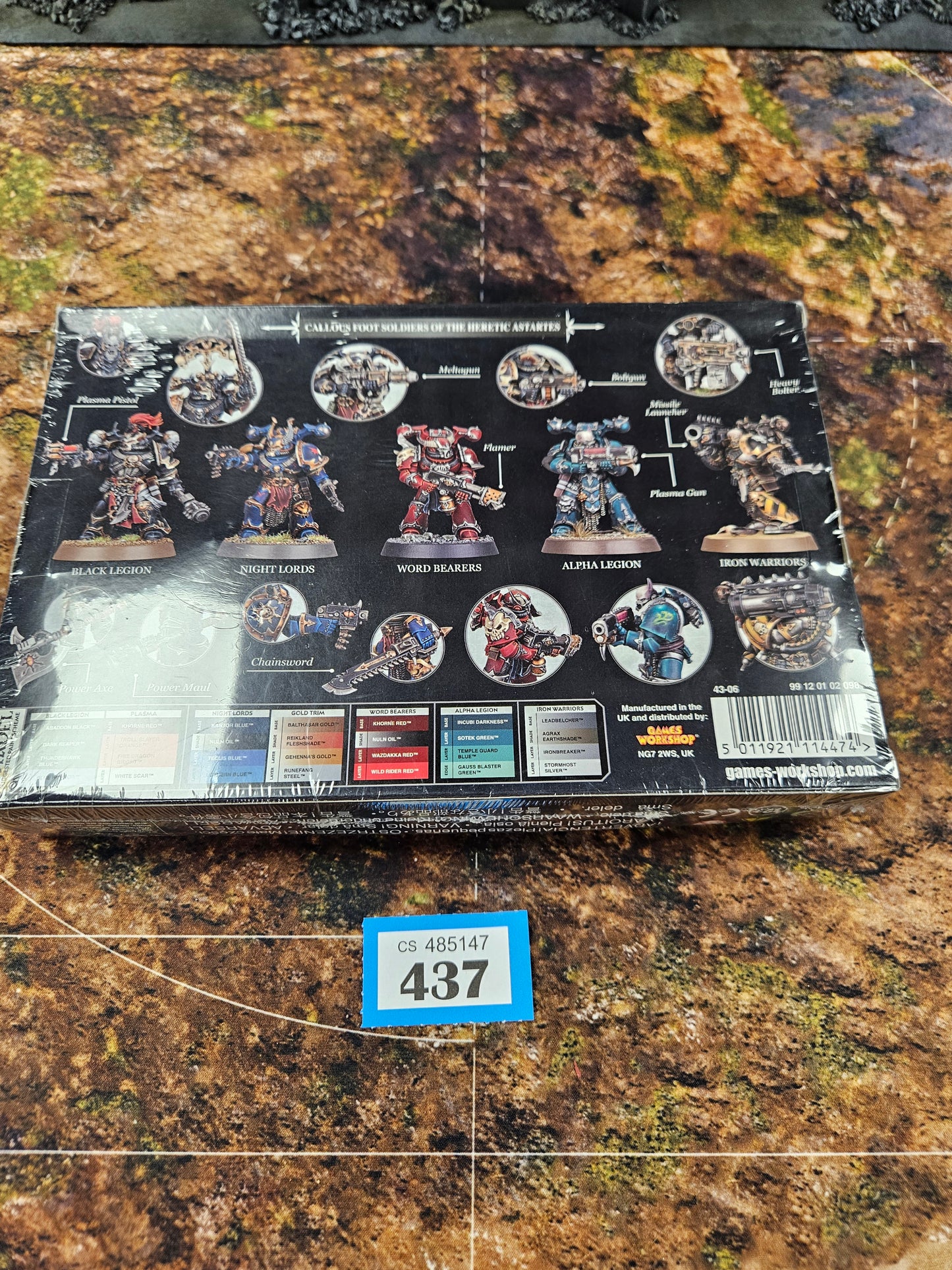 Chaos Space Marines BNIB #437 Chaos Space Marines Warhammer 40k