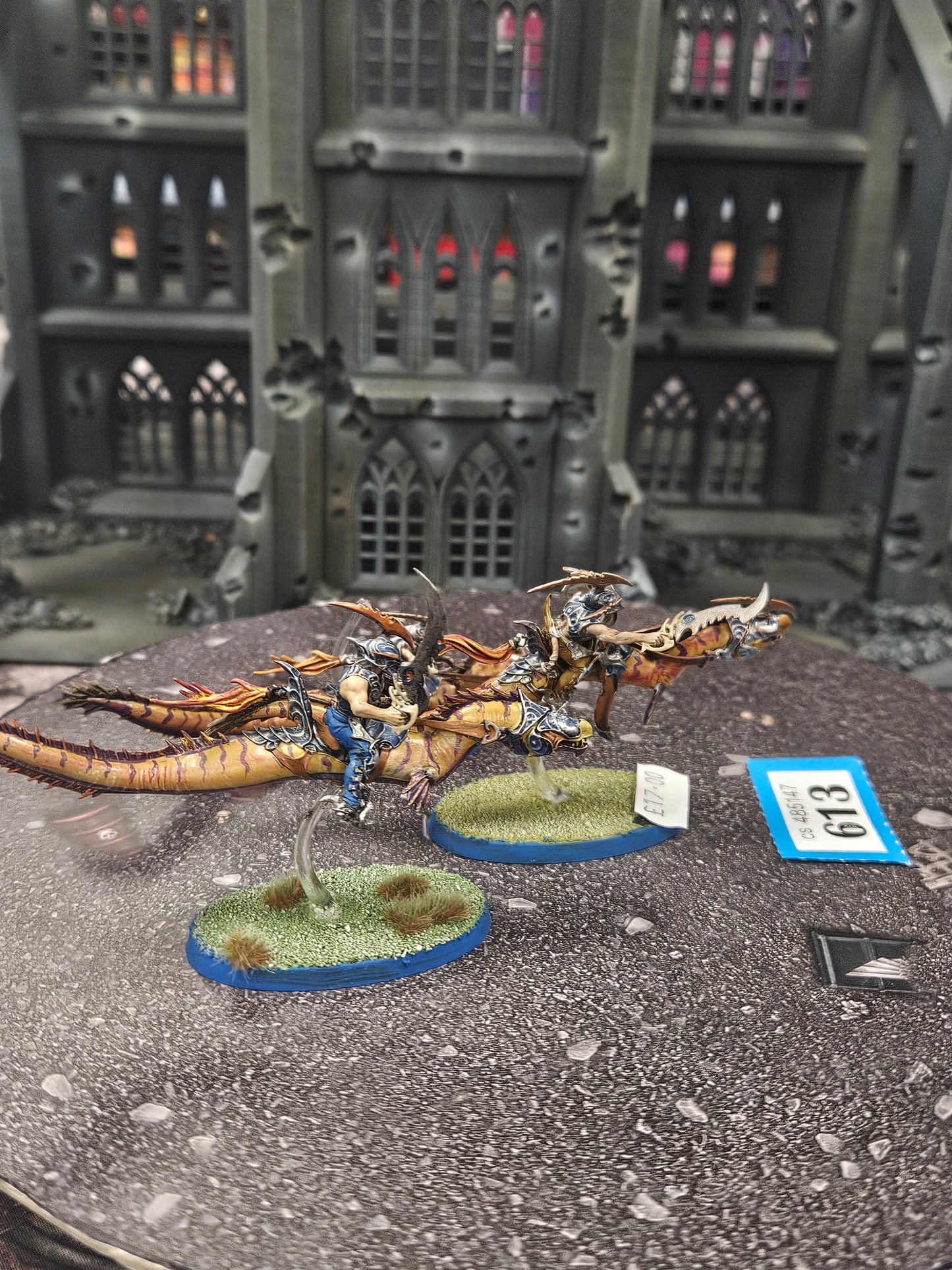 * 3x Akhelian Morrsarr Guard #613 Idoneth Deepkin AOS Warhammer 40k
