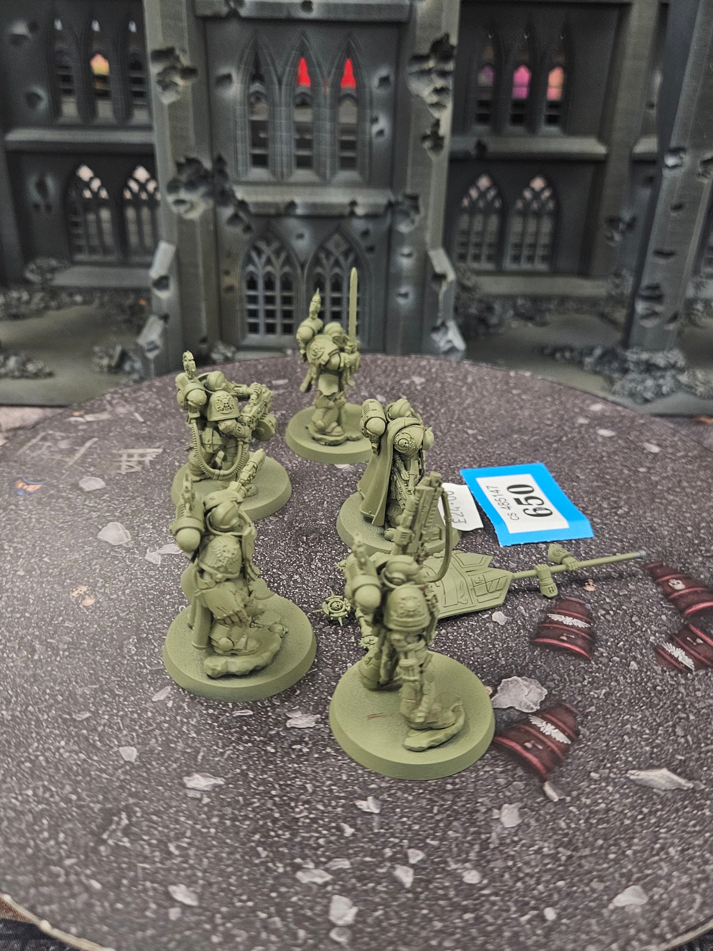 * 5x Company Heroes #650 Space Marines Warhammer 40k