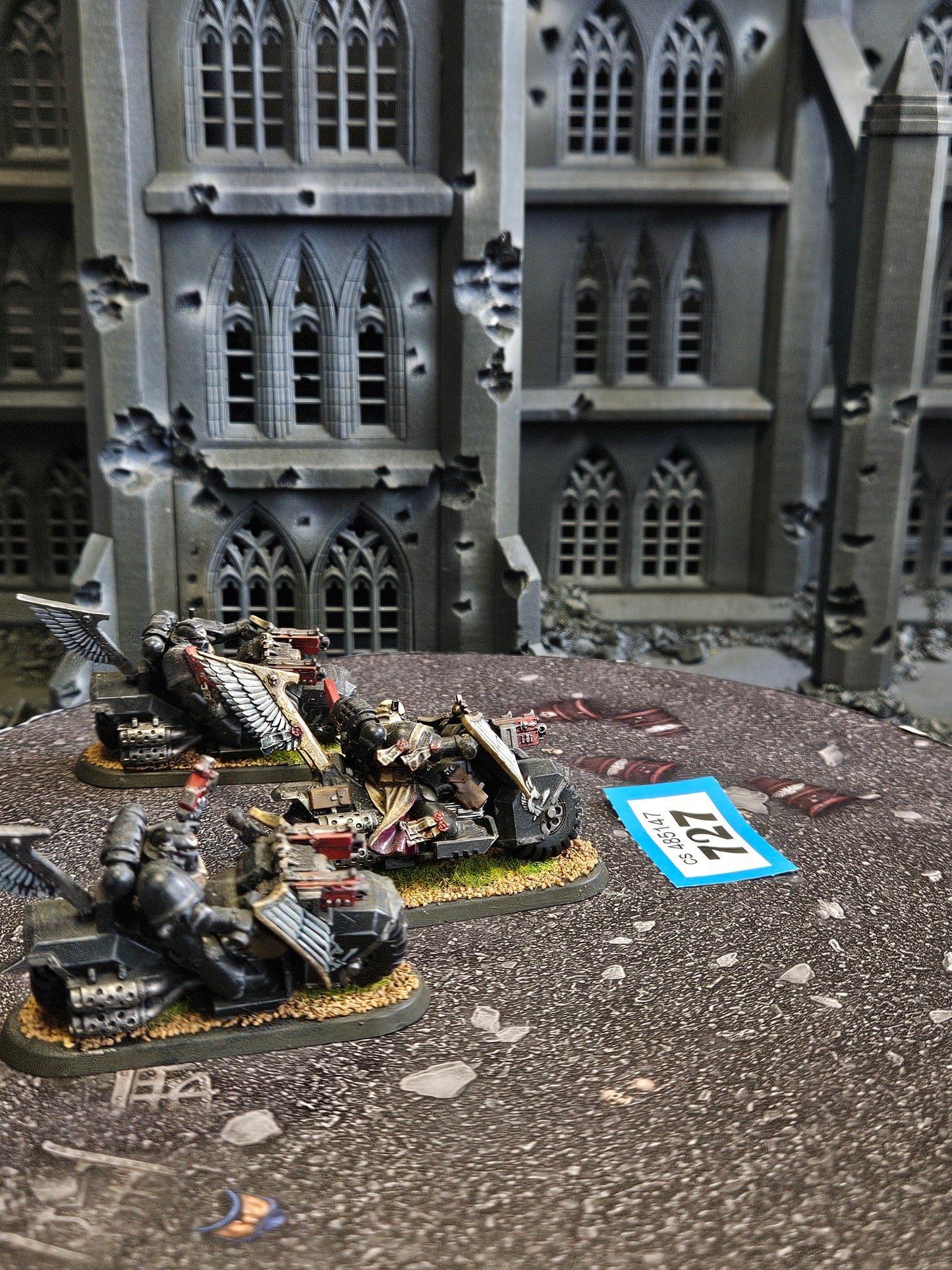* 3x Ravenwing Black Knights #727 Dark Angels Space Marines Warhammer 40k
