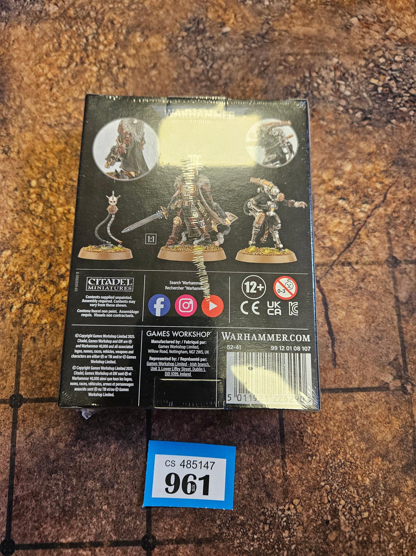 Inquisitor Ostromandeus BNIB #961 Imperial Agents Warhammer 40k