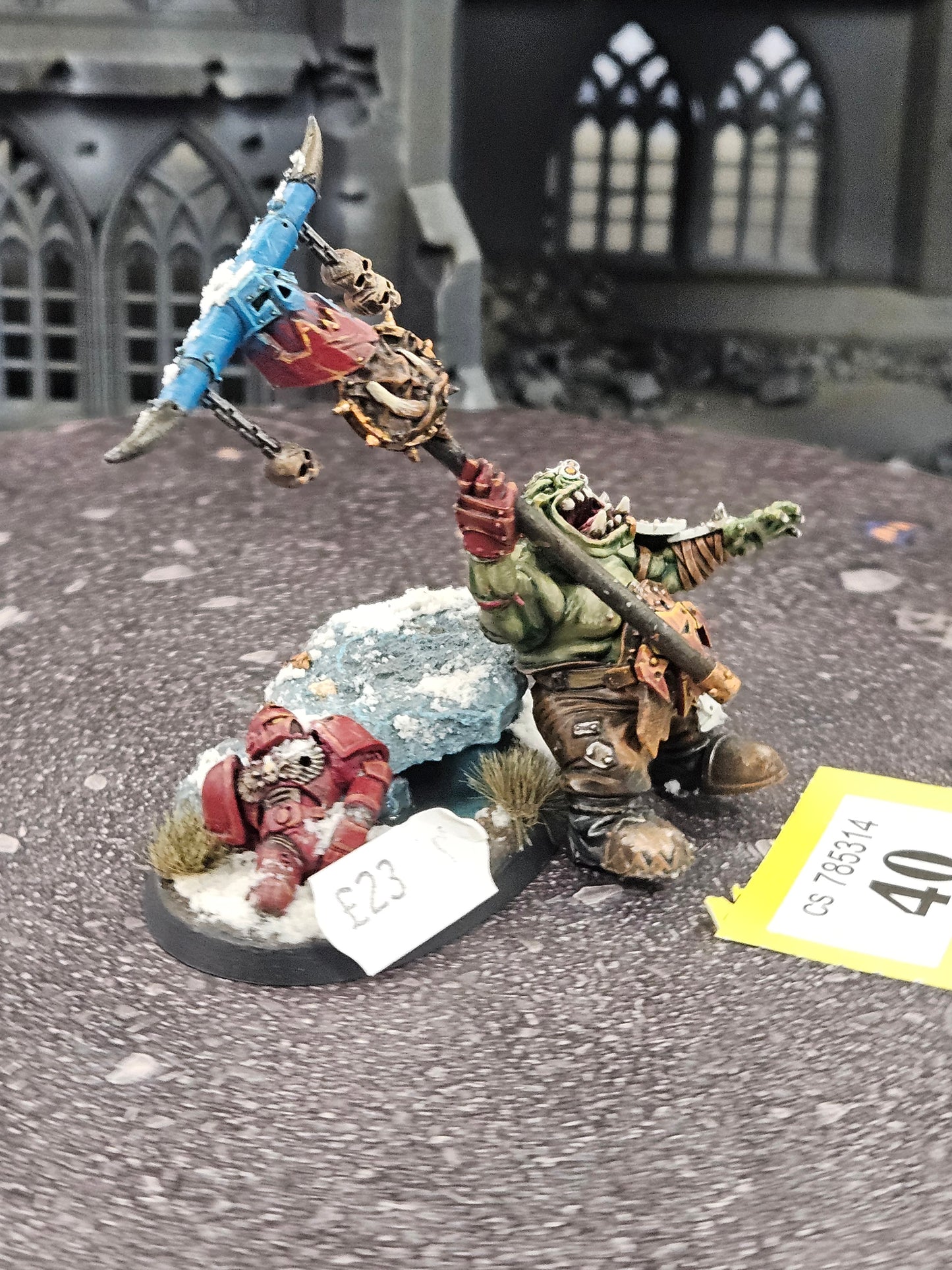 * Ork Warboss Kitbash VERY Well Painted #40 Orks Warhammer 40k