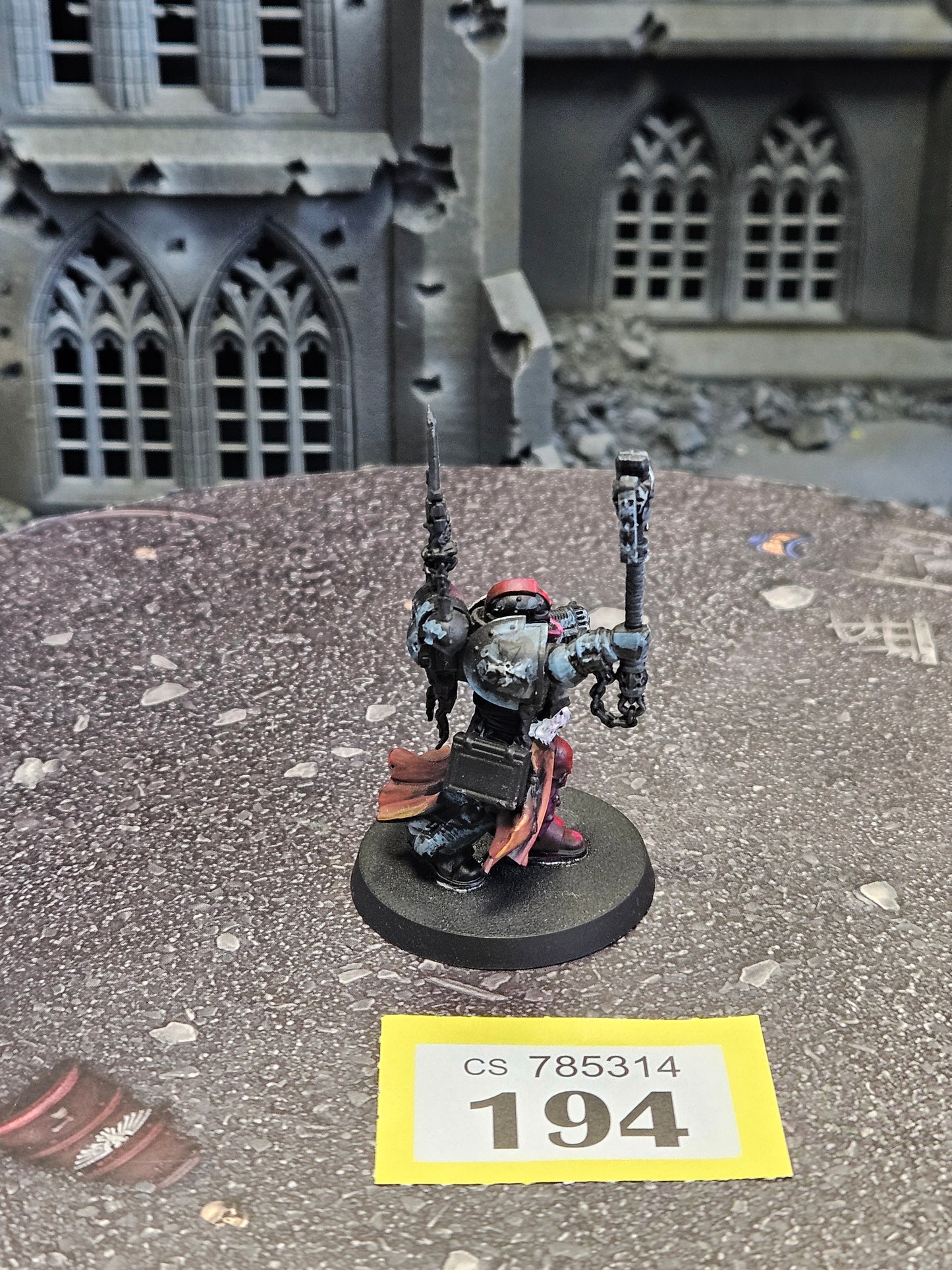 * Chaplain Grimaldus Black Templars #194 Space Marines Warhammer 40k