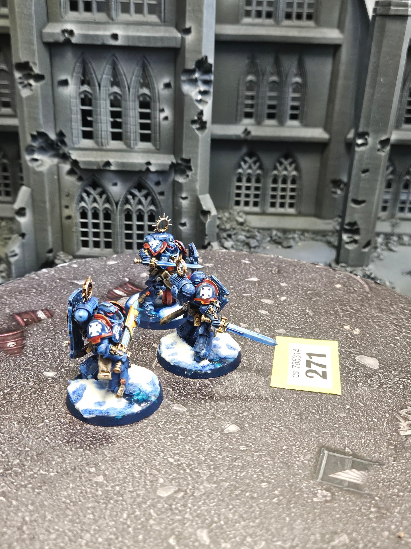 * 3x Bladeguard Veterans #271 Well Painted Space Marines Warhammer 40k