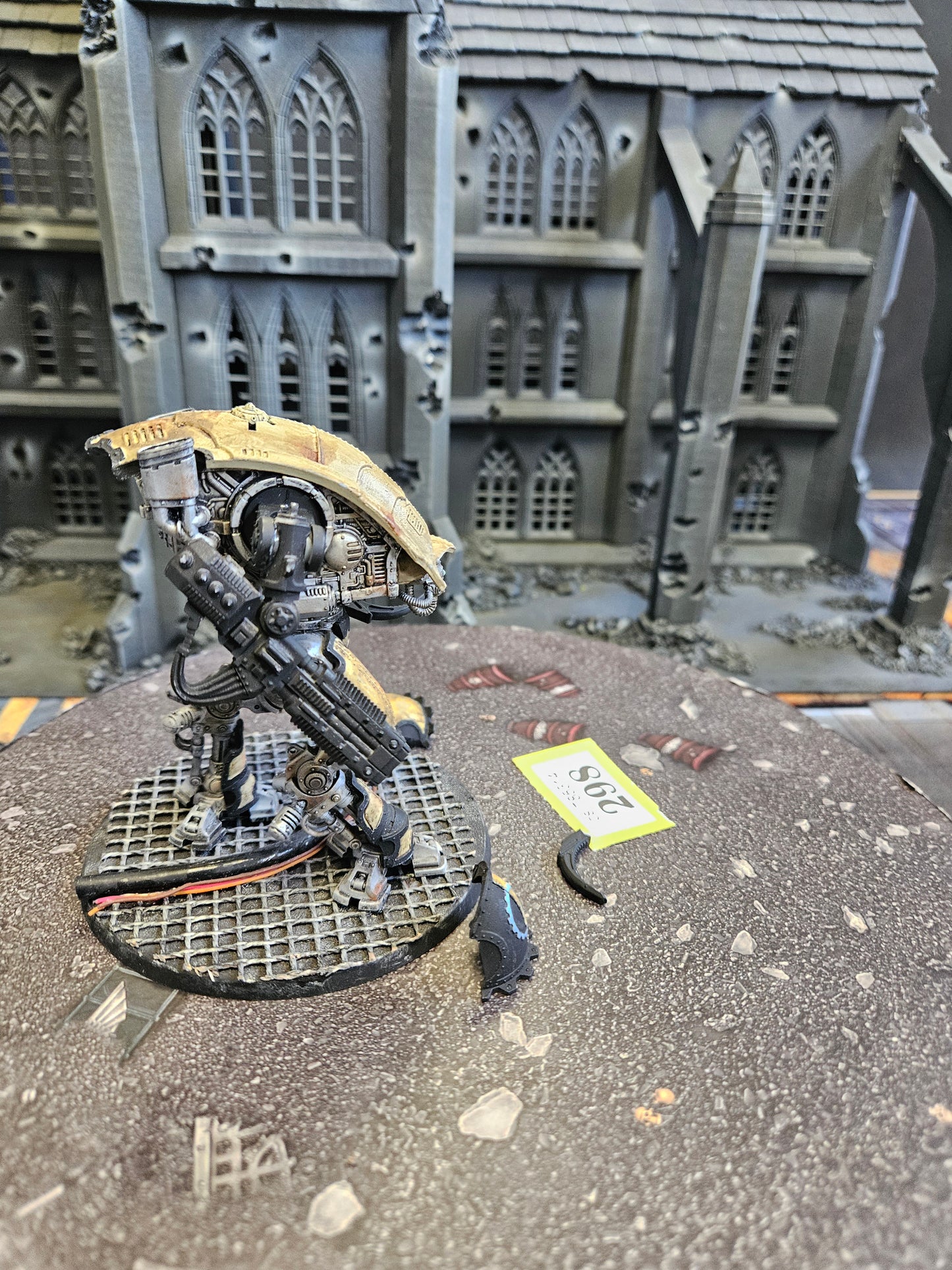 * Mechanicum Knight Moirax with Volkite Veuglaire and Gyges Siege Claw #298 Chaos Knights Warhammer 40k