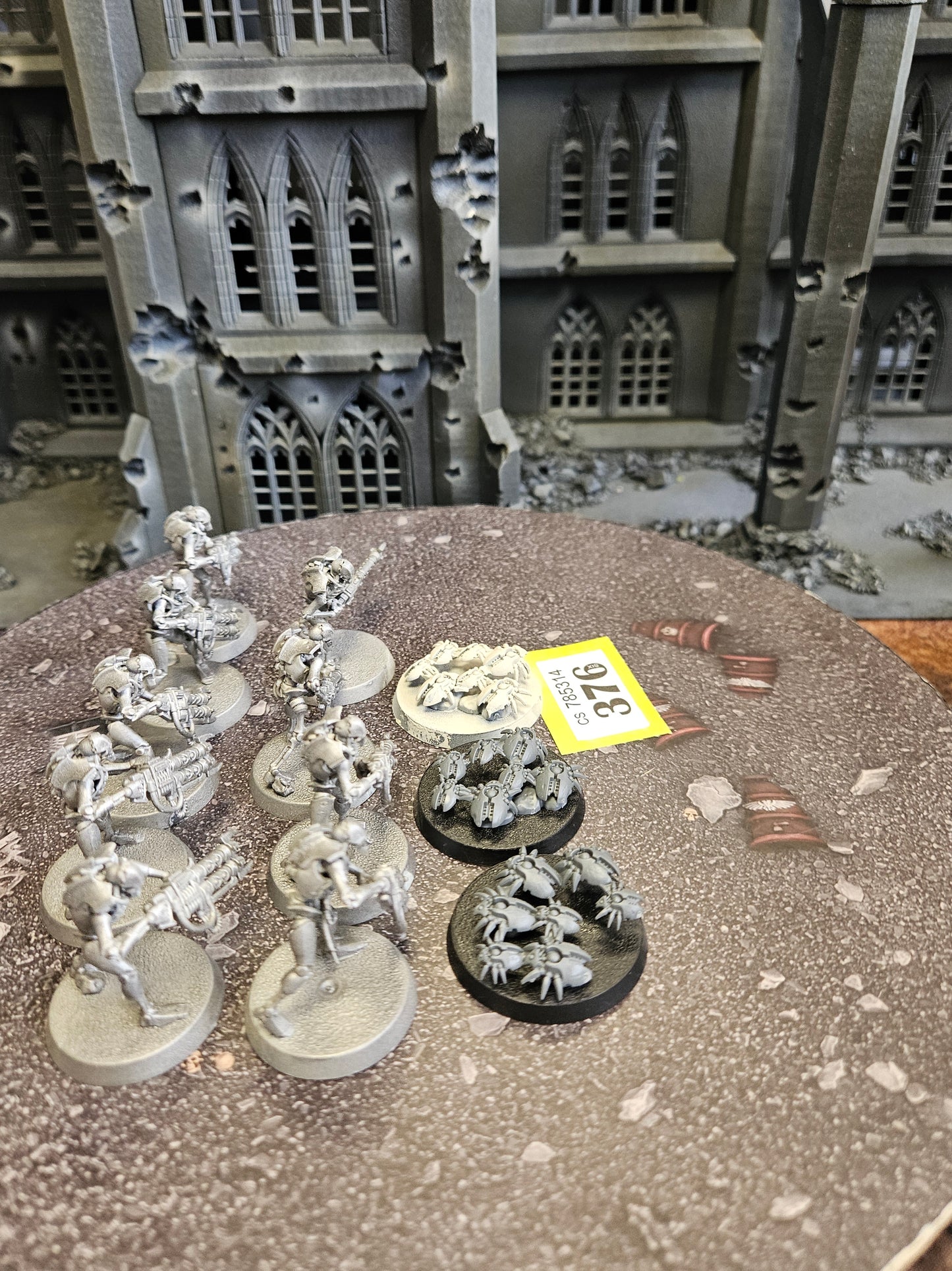 9x Warriors + Scarab Swarms #376 Necrons Warhammer 40k