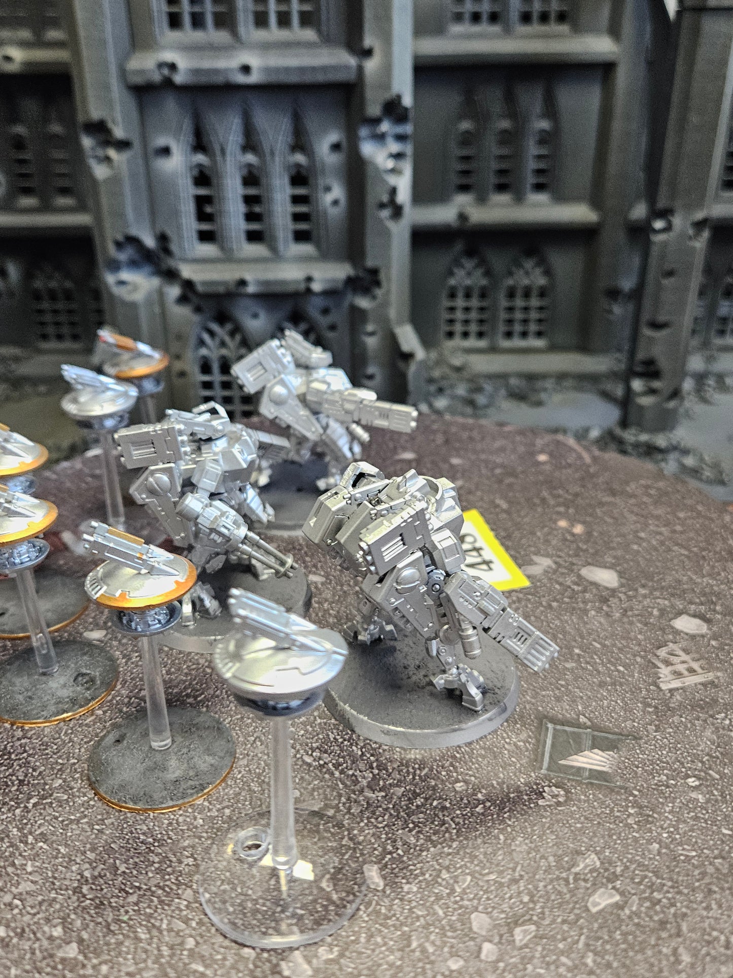 3x Crisis Battlesuits + Drones #448 Tau T'au Empire Warhammer 40k