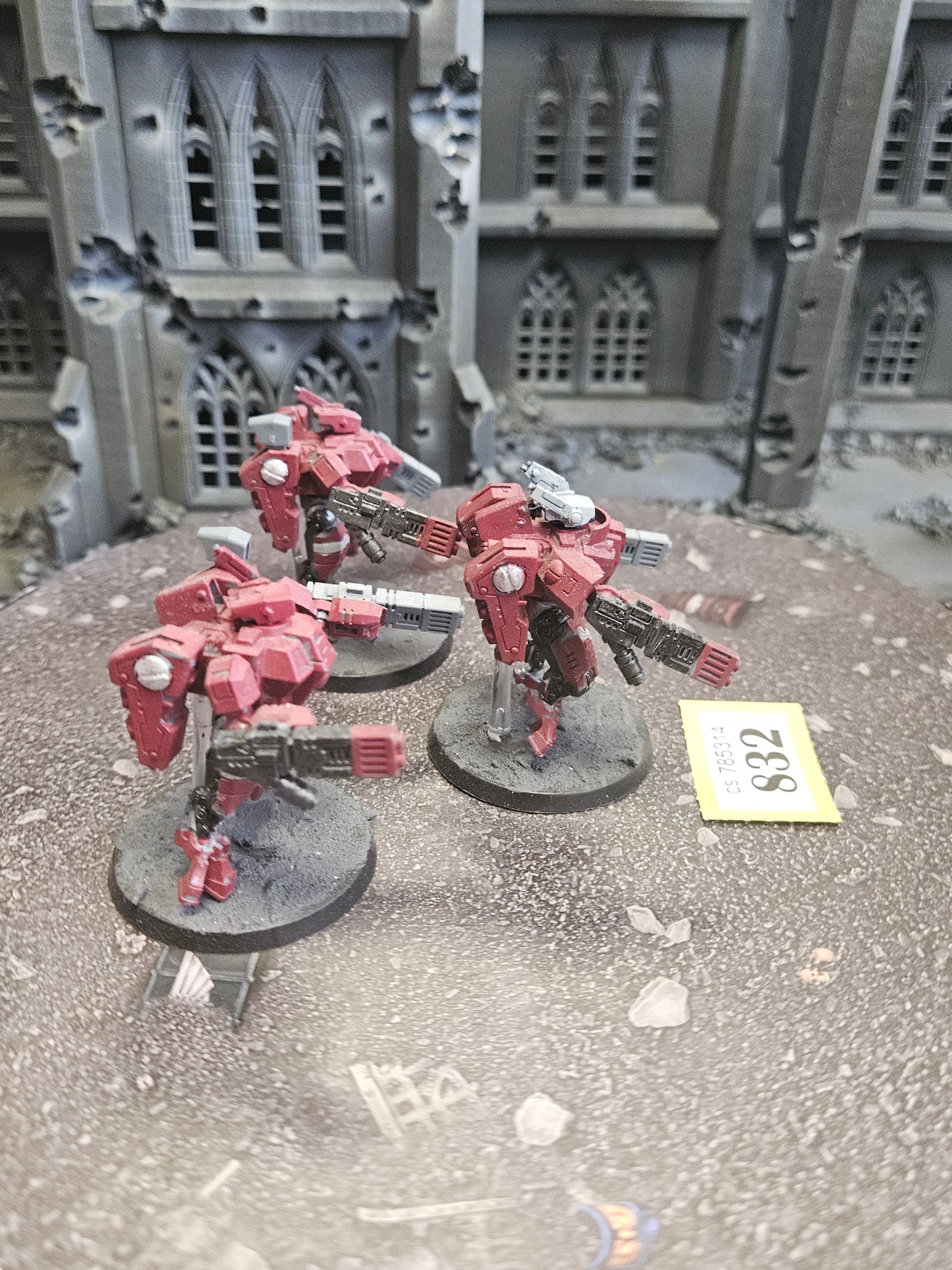 3x Crisis Battlesuits #832 Tau T'au Empire Warhammer 40k