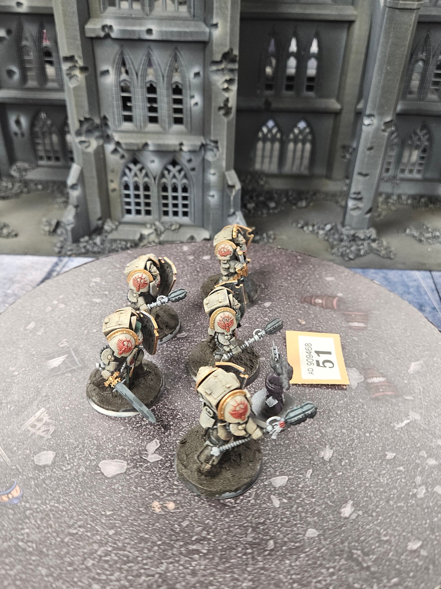 5x Deathwing Terminators Dark Angels #51 Space Marines Warhammer 40k