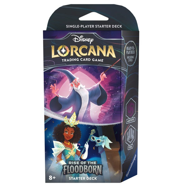 Lorcana: Rise of the Floodborn - Amethyst and Steel Starter Deck
