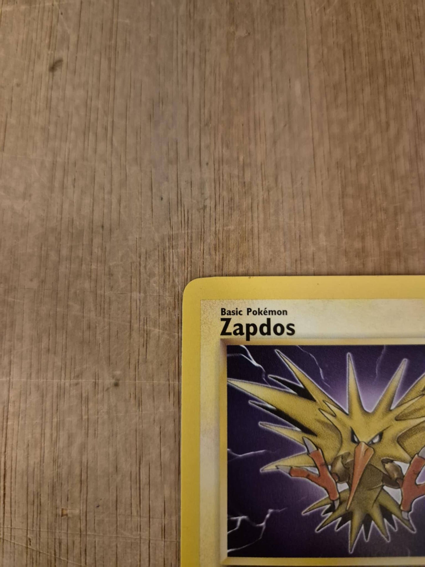 Zapdos 30/62 fossil Single Pokémon Card