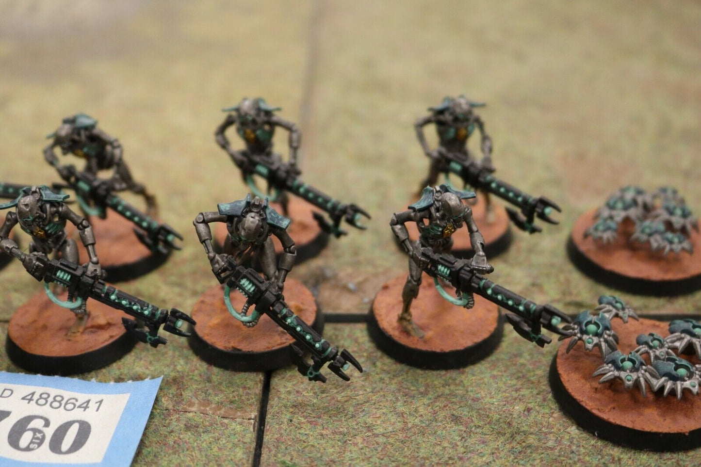 10x Necron Warriors + 4x Scarabs 760 Well Painted Necrons Warhammer 40k