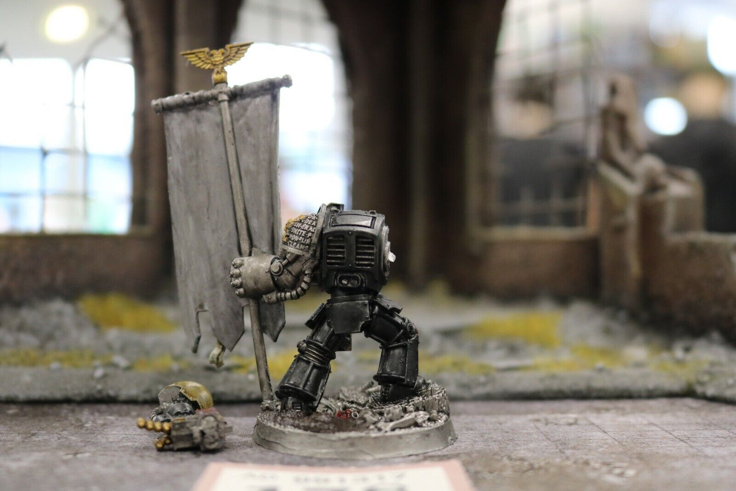 Brother Darrago Banner Space Marine Heroes Series 178 Space Marines Warhammer 40k