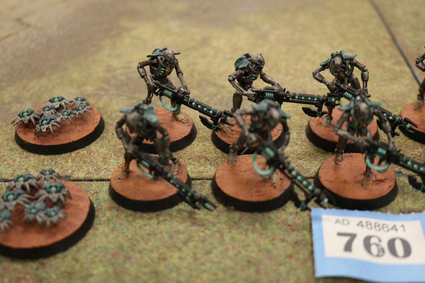 10x Necron Warriors + 4x Scarabs 760 Well Painted Necrons Warhammer 40k