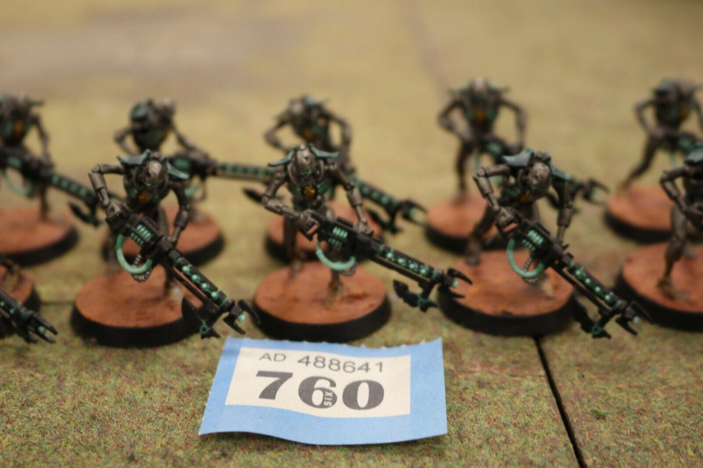 10x Necron Warriors + 4x Scarabs 760 Well Painted Necrons Warhammer 40k