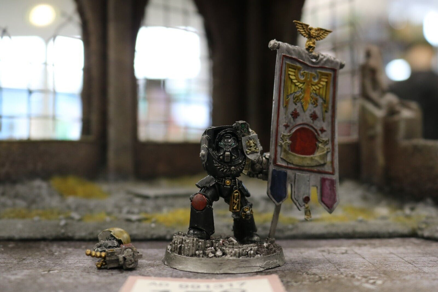 Brother Darrago Banner Space Marine Heroes Series 178 Space Marines Warhammer 40k