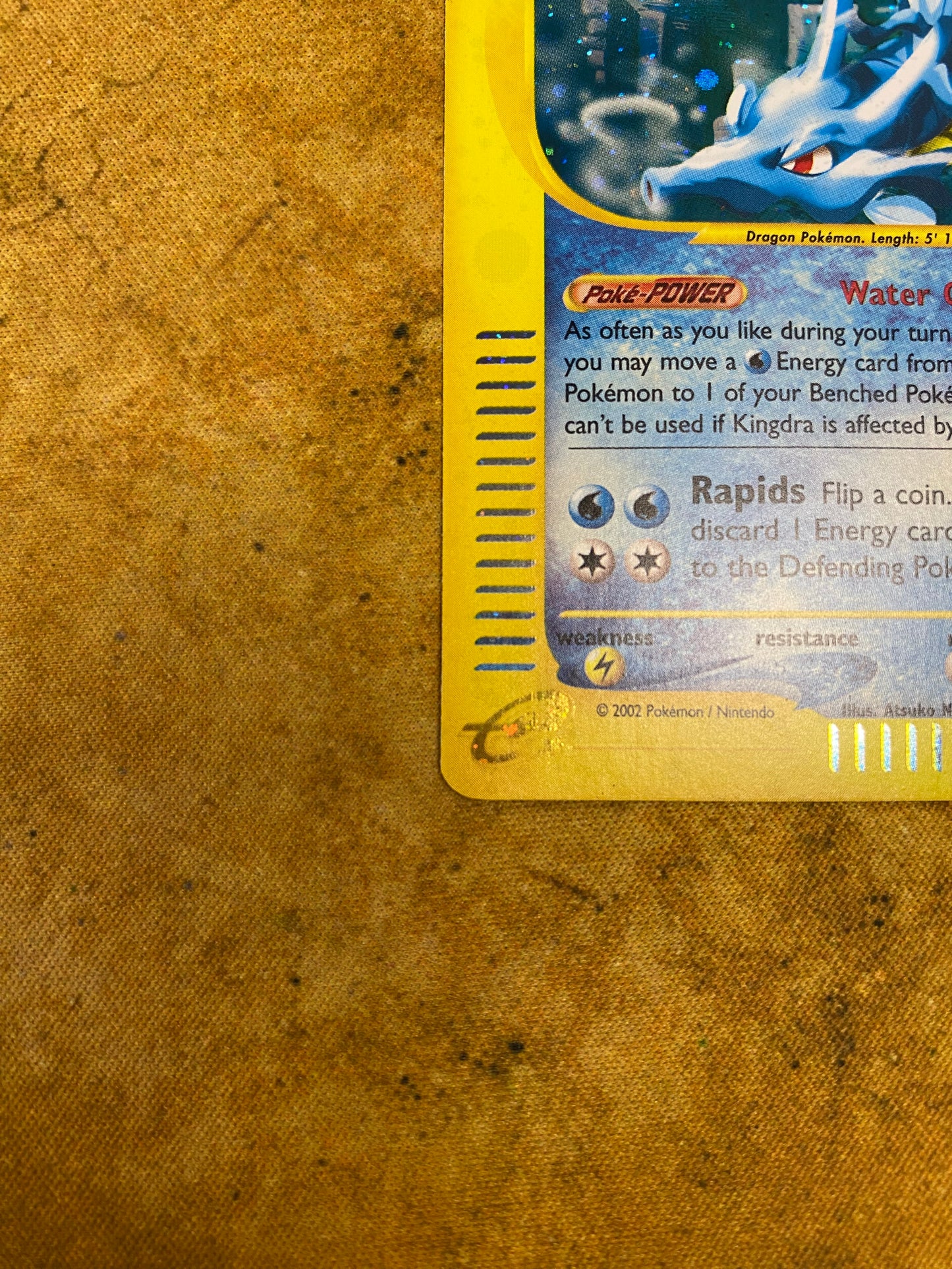Kingdra Holo H14/H32 Aquapolis Single Pokémon Card