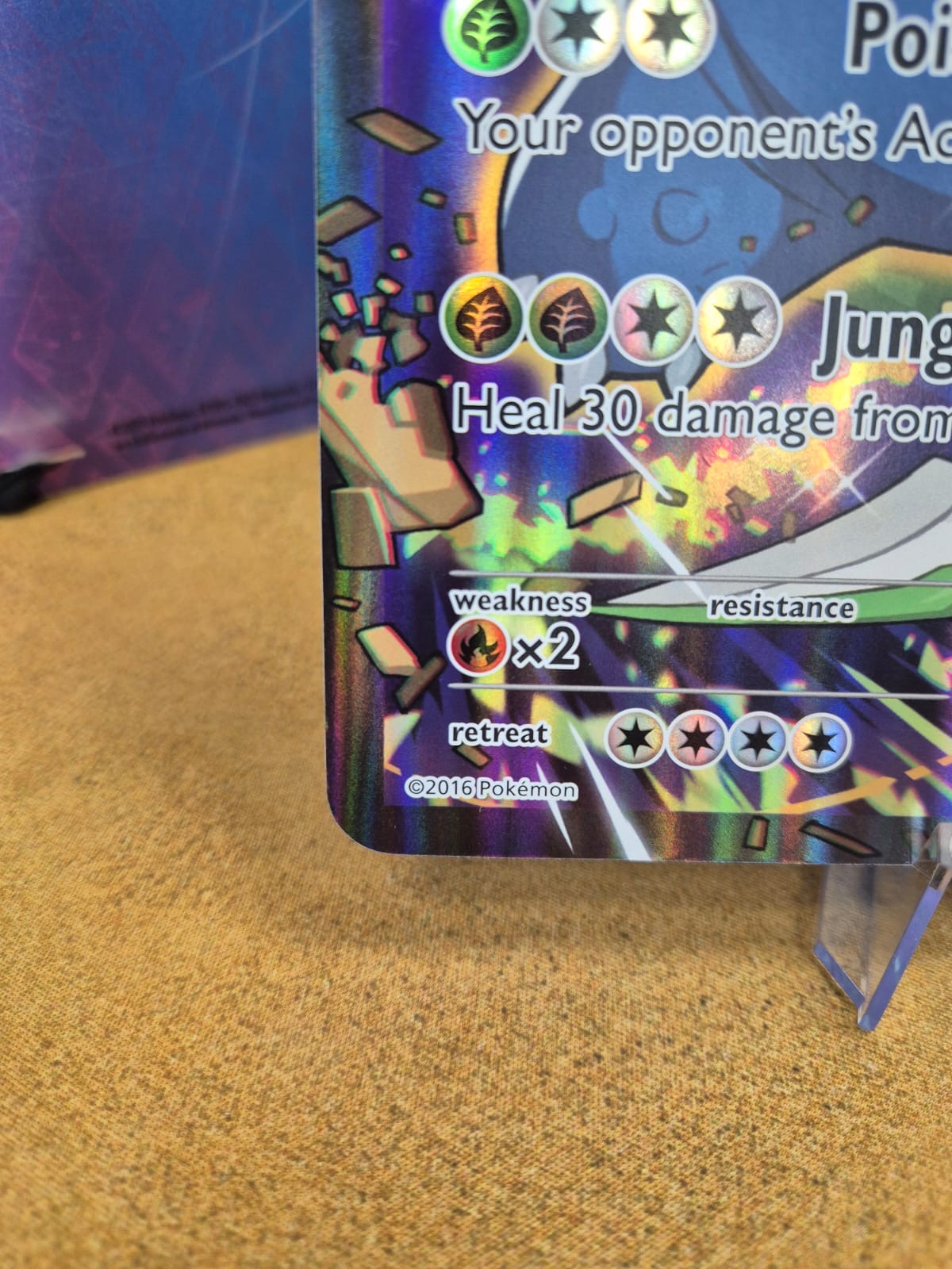 Venusaur EX XY123 JUMBO Black Star Promo Single Pokémon Card