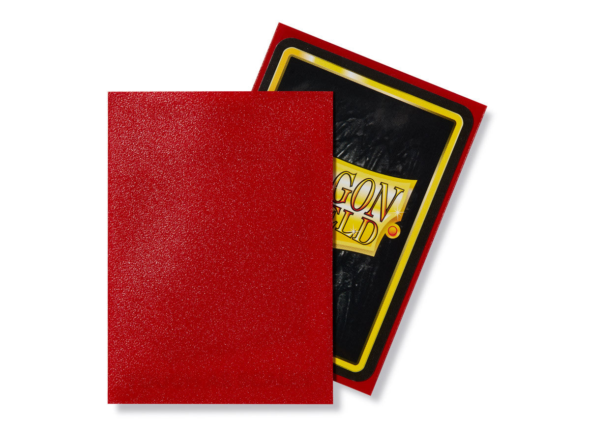 Dragon Shield Matte - Ruby (100 ct.) In Box
