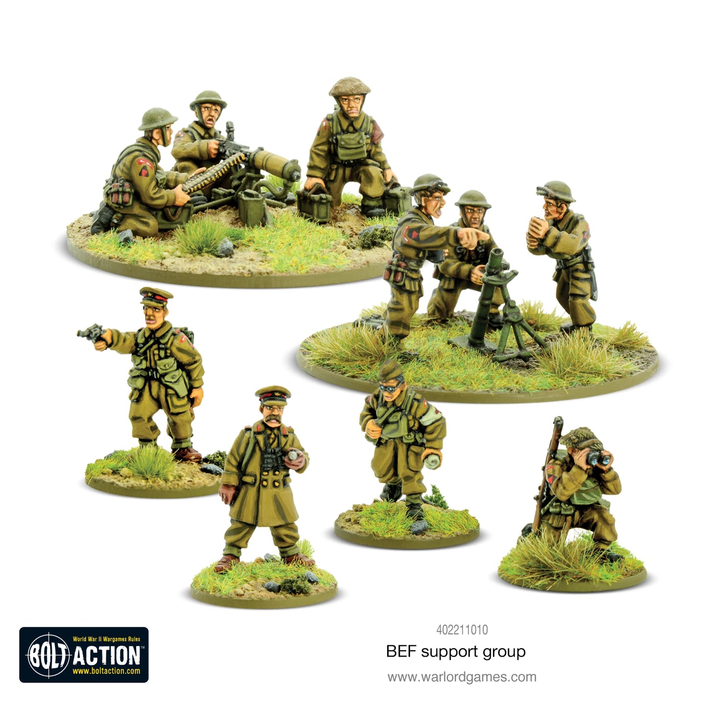 British Expeditionary Force Support Group (HQ, Mortar & MMG)