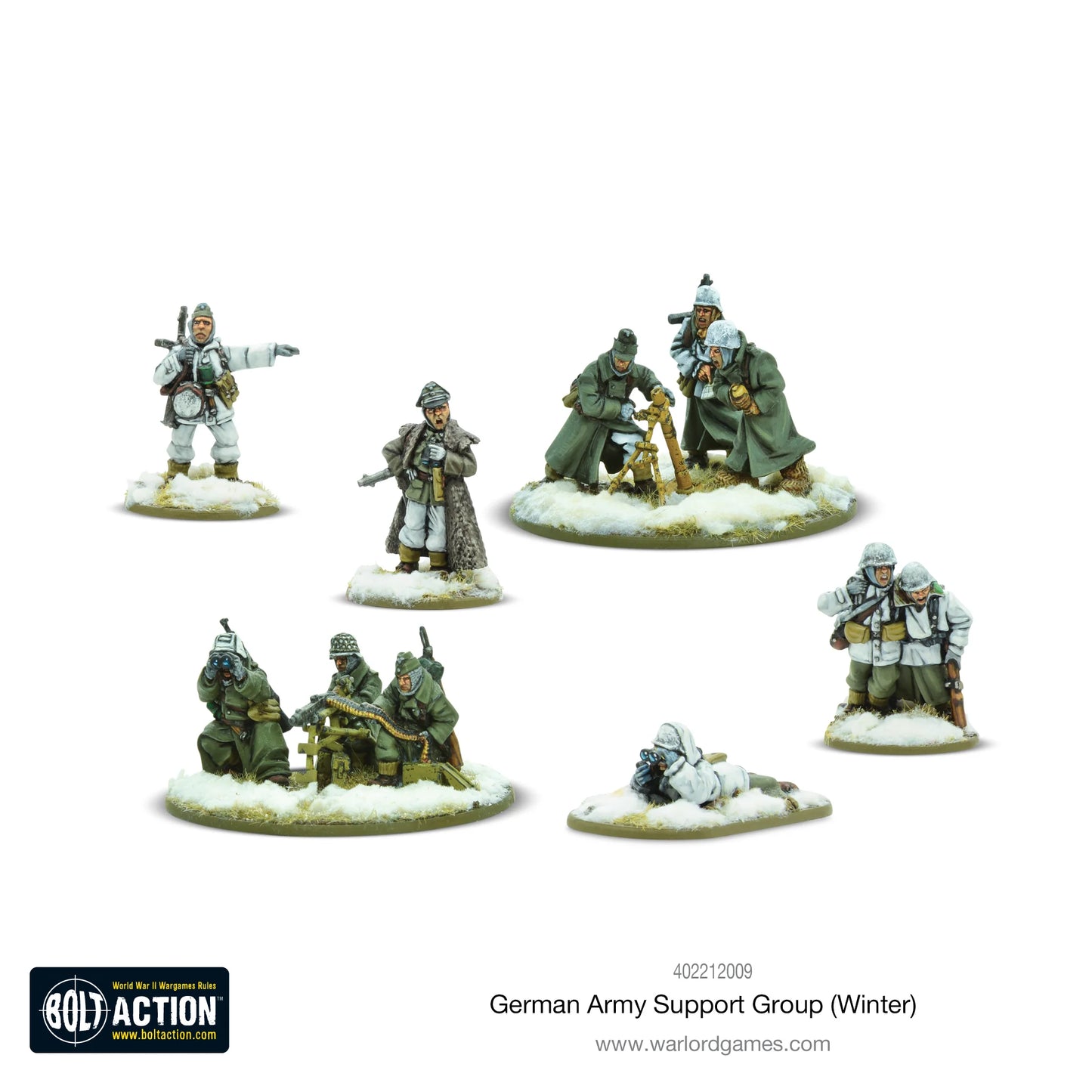 German Army Winter Support Group (HQ, Mortar & MMG)