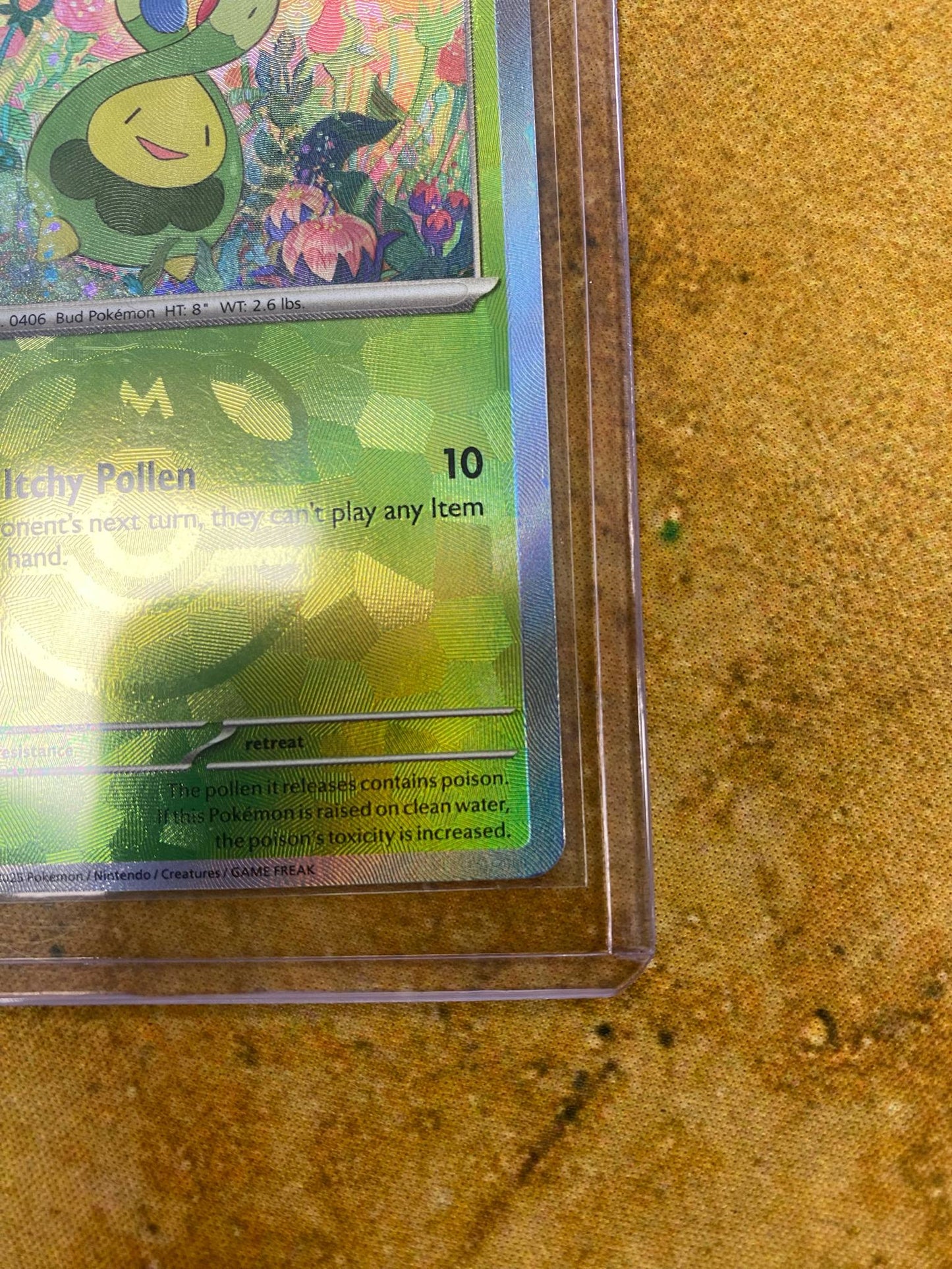 Budew Masterball Reverse Holo 004/131 Prismatic Evolutions Single Pokémon Card