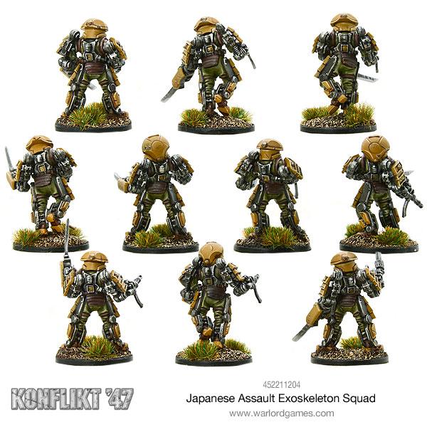 Japanese Assault Exoskeleton Squad