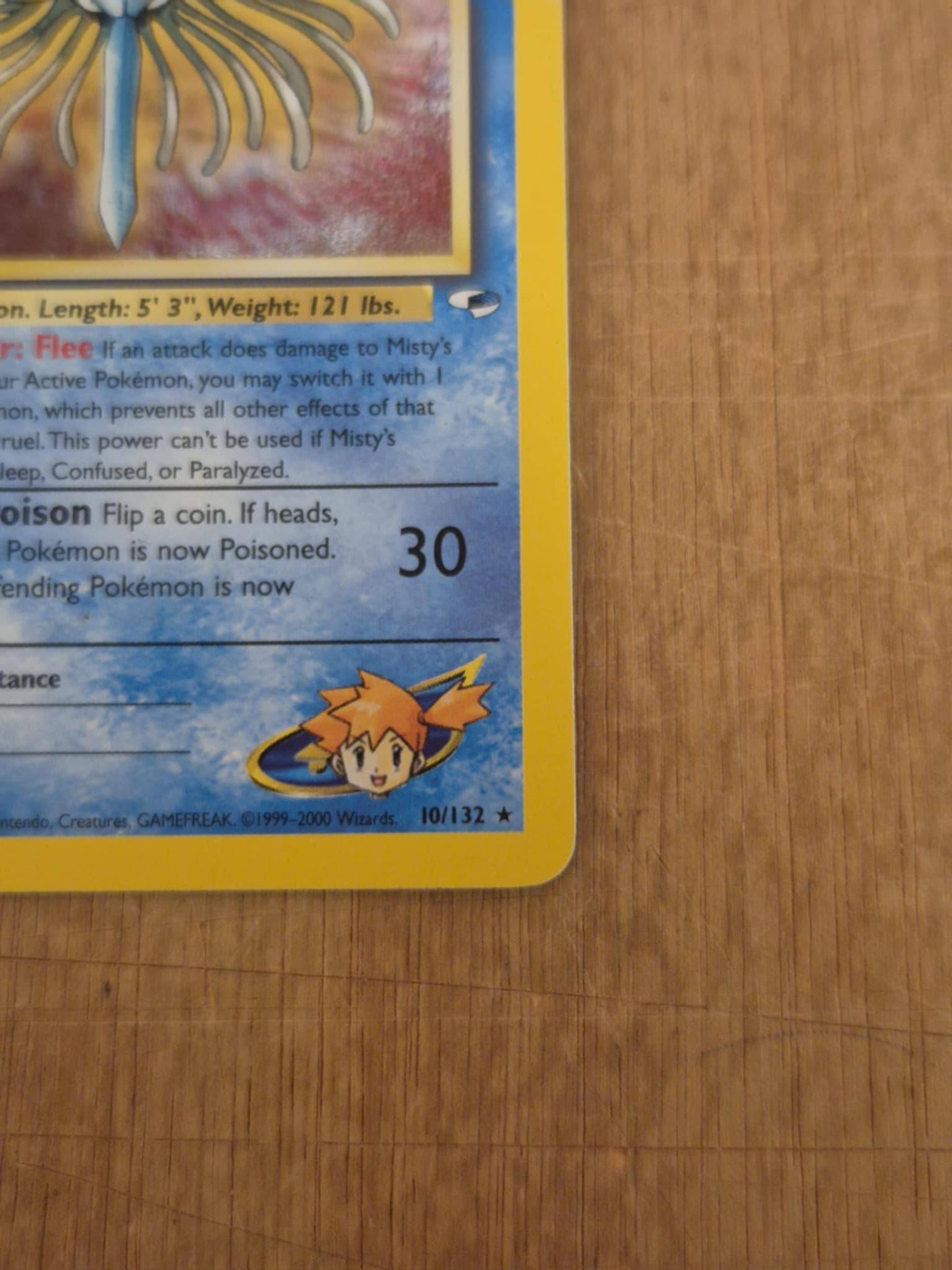 Misty's Tentacruel Holo 10/132 Gym Heroes Single Pokémon Card
