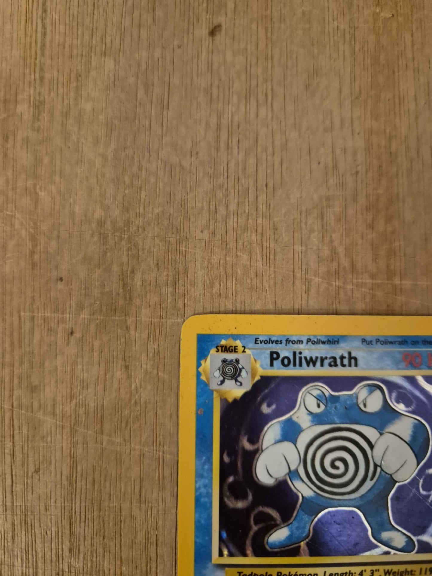 Poliwrath Holo 13/102 Base Set Single Pokémon Card